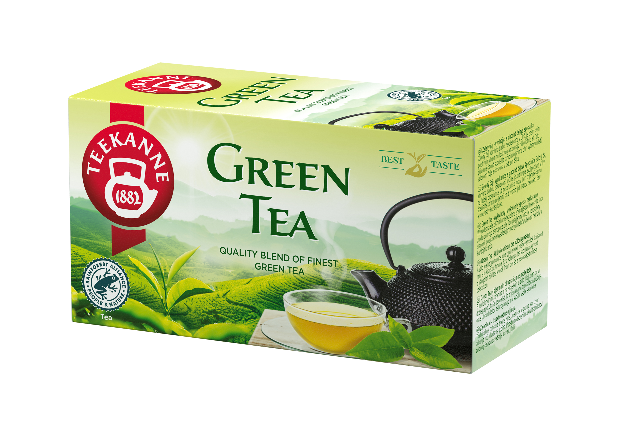 Herbata Zielona Teekanne "Green Tea" 20 Torebek X 1,75G Rfa
