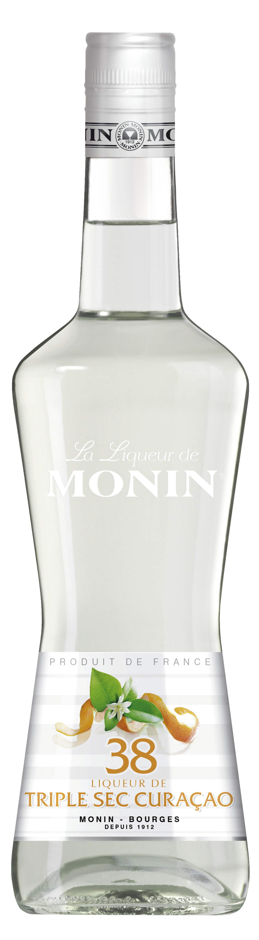 Monin Triple Sec Curacao - Likier Pomarańczowy Biały 38% 0,7L