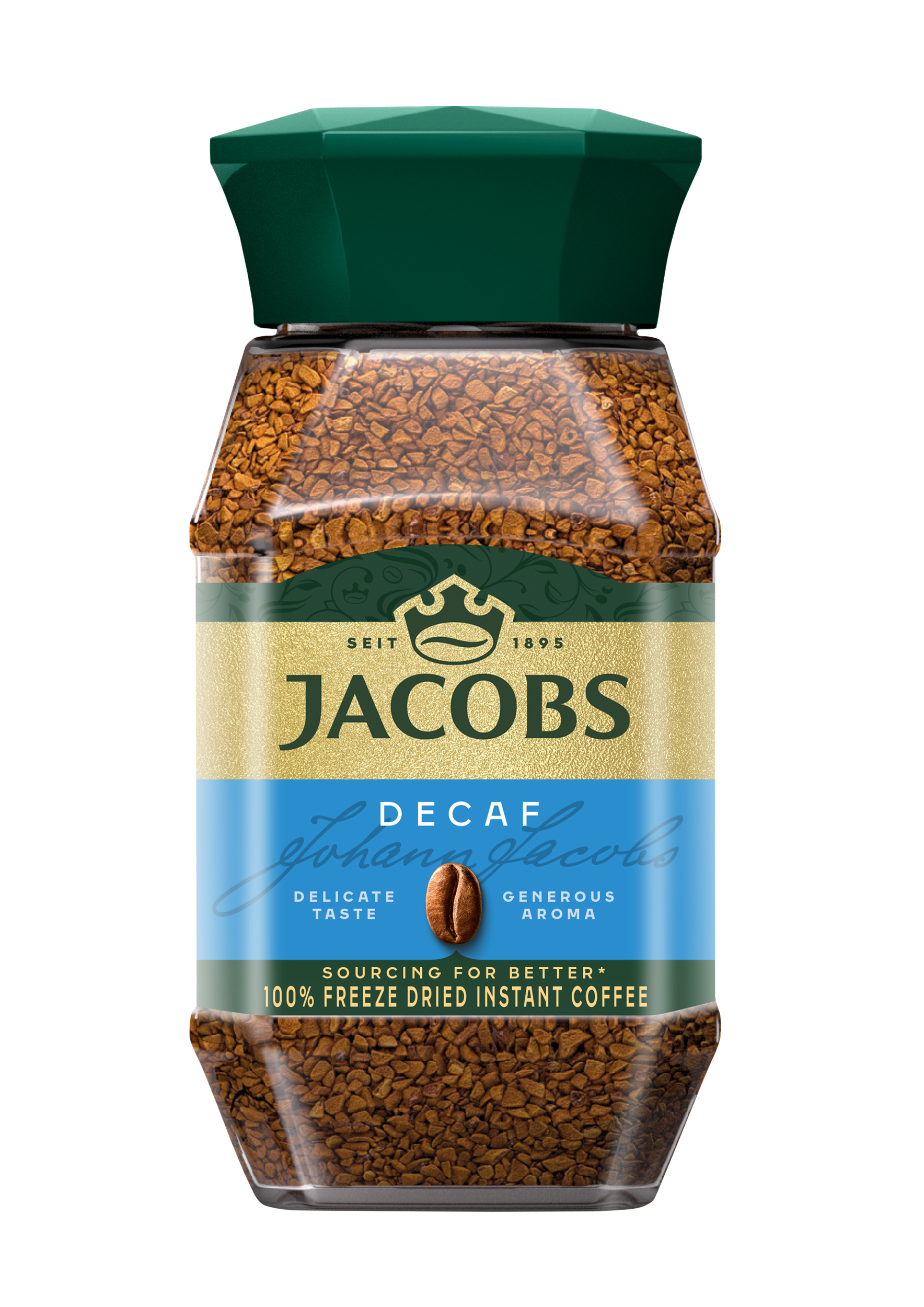 Jacobs Kronung Decaff Kawa Bezkofeinowa Rozpuszczalna 100 G