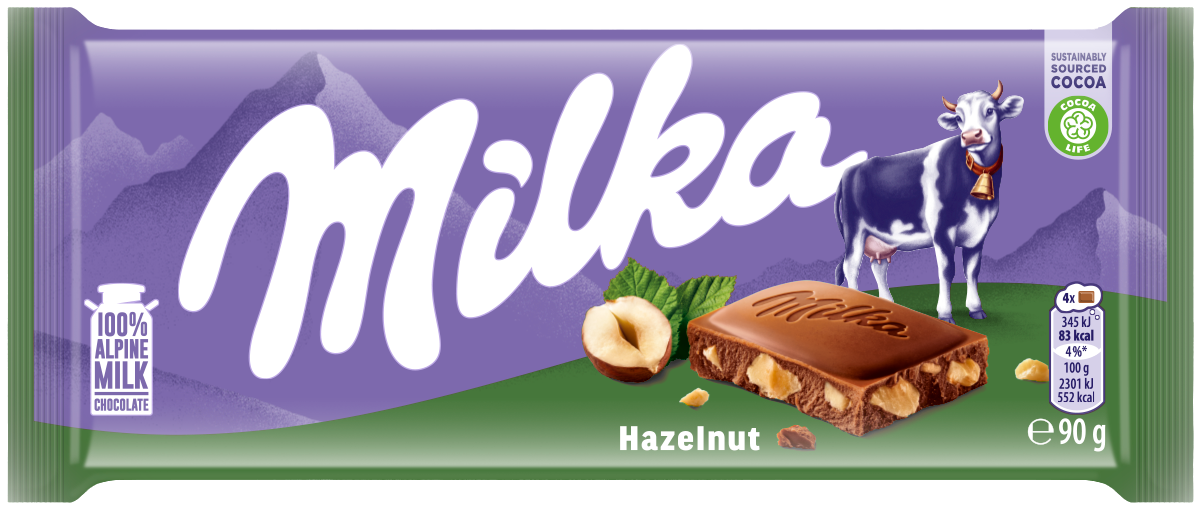 Milka Hazelnut 90G