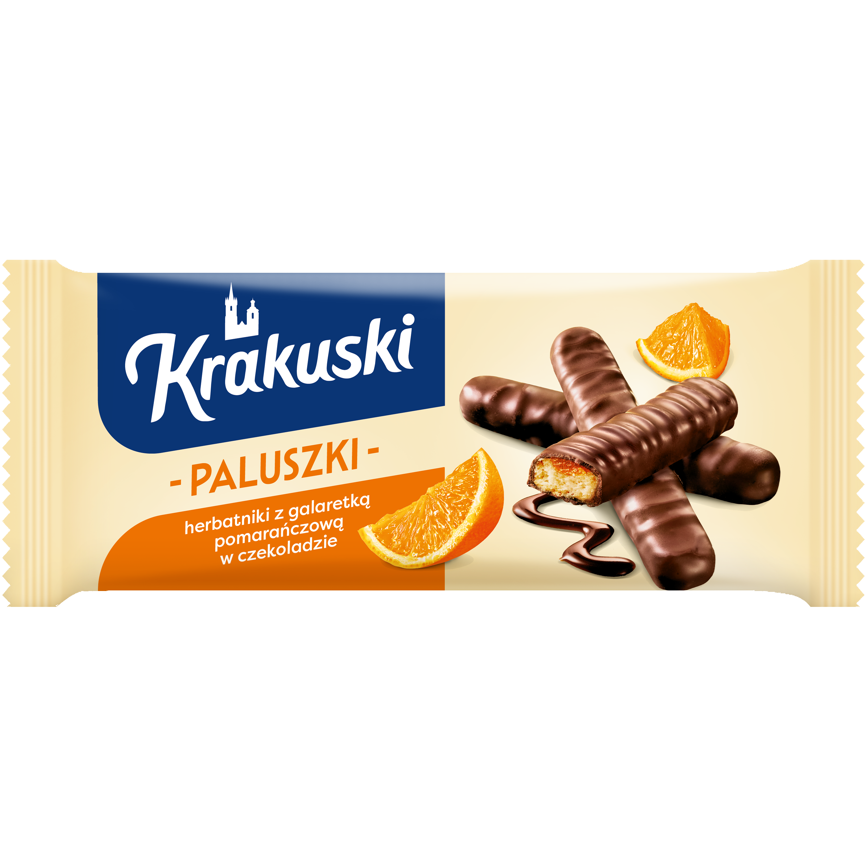 Krakuski Paluszki Z Galaretką Pomarańczową W Czekoladzie 144G