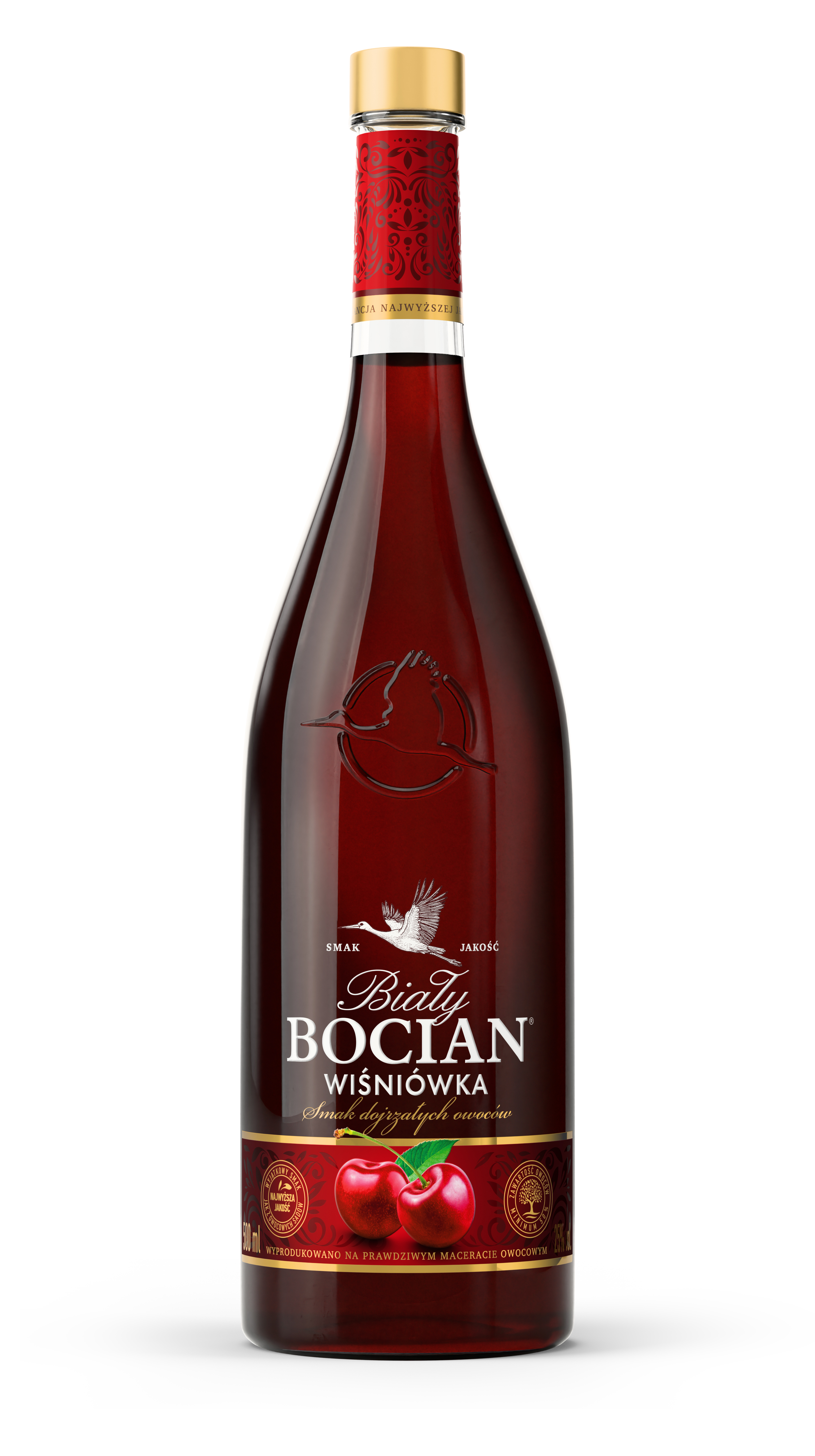 Biały Bocian Wiśniówka 25% 500Ml