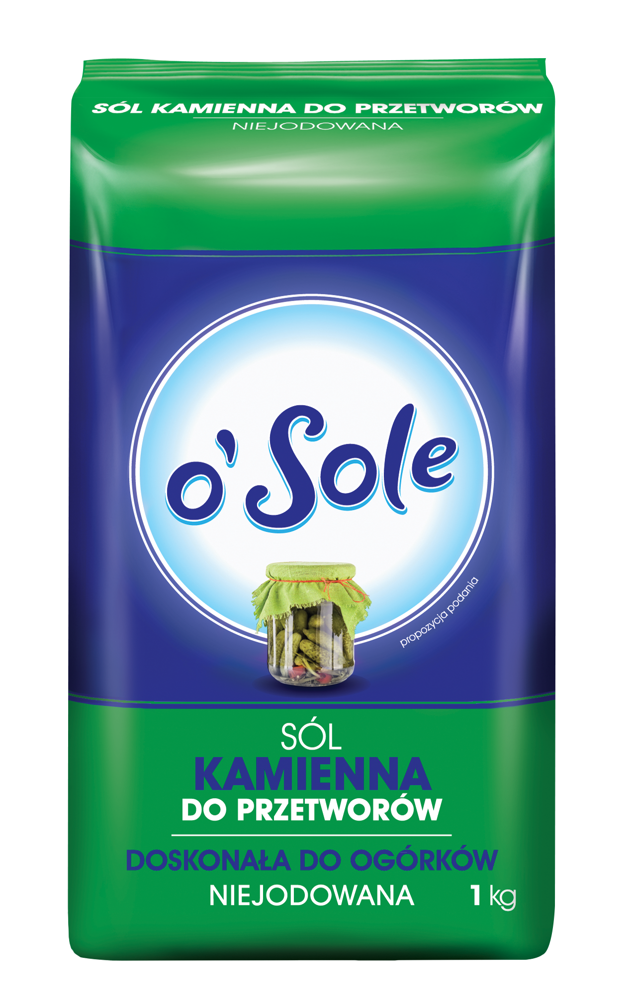 Sól Kamienna Niejodowana Do Przetworów 1 Kg O'Sole