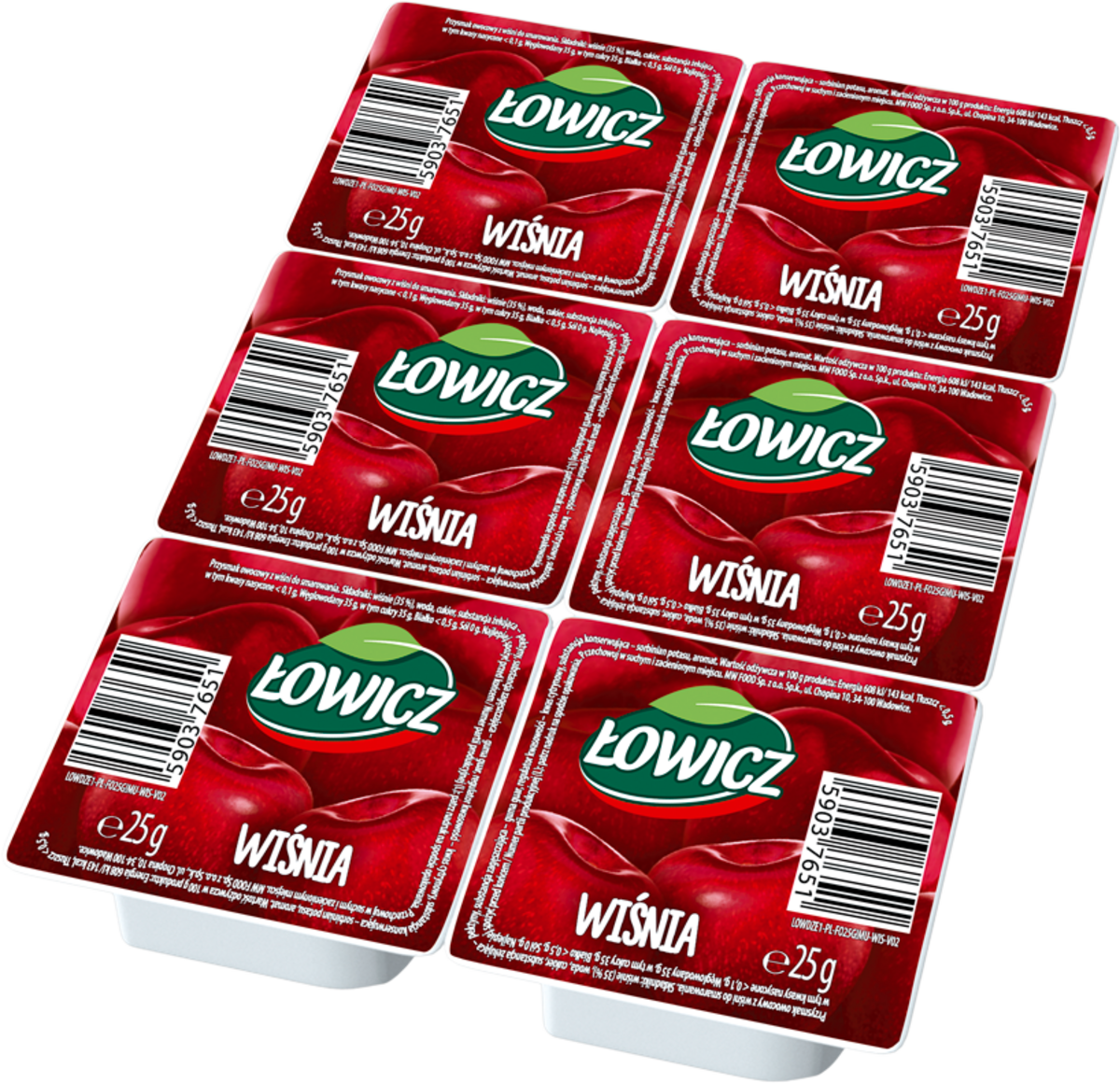 Łowicz Przysmak Wiśnia 25 G