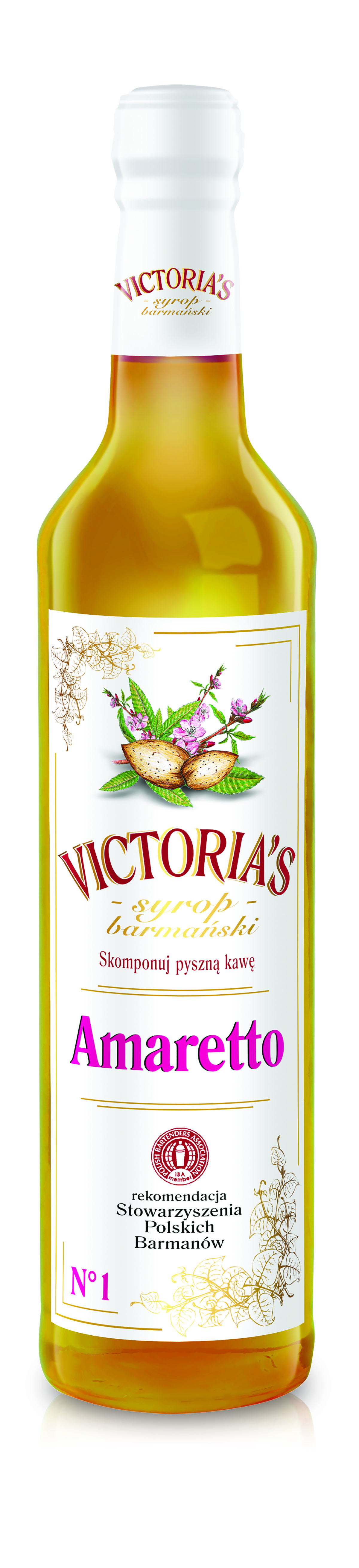Syrop Barmański Amaretto Victoria'S 490 Ml