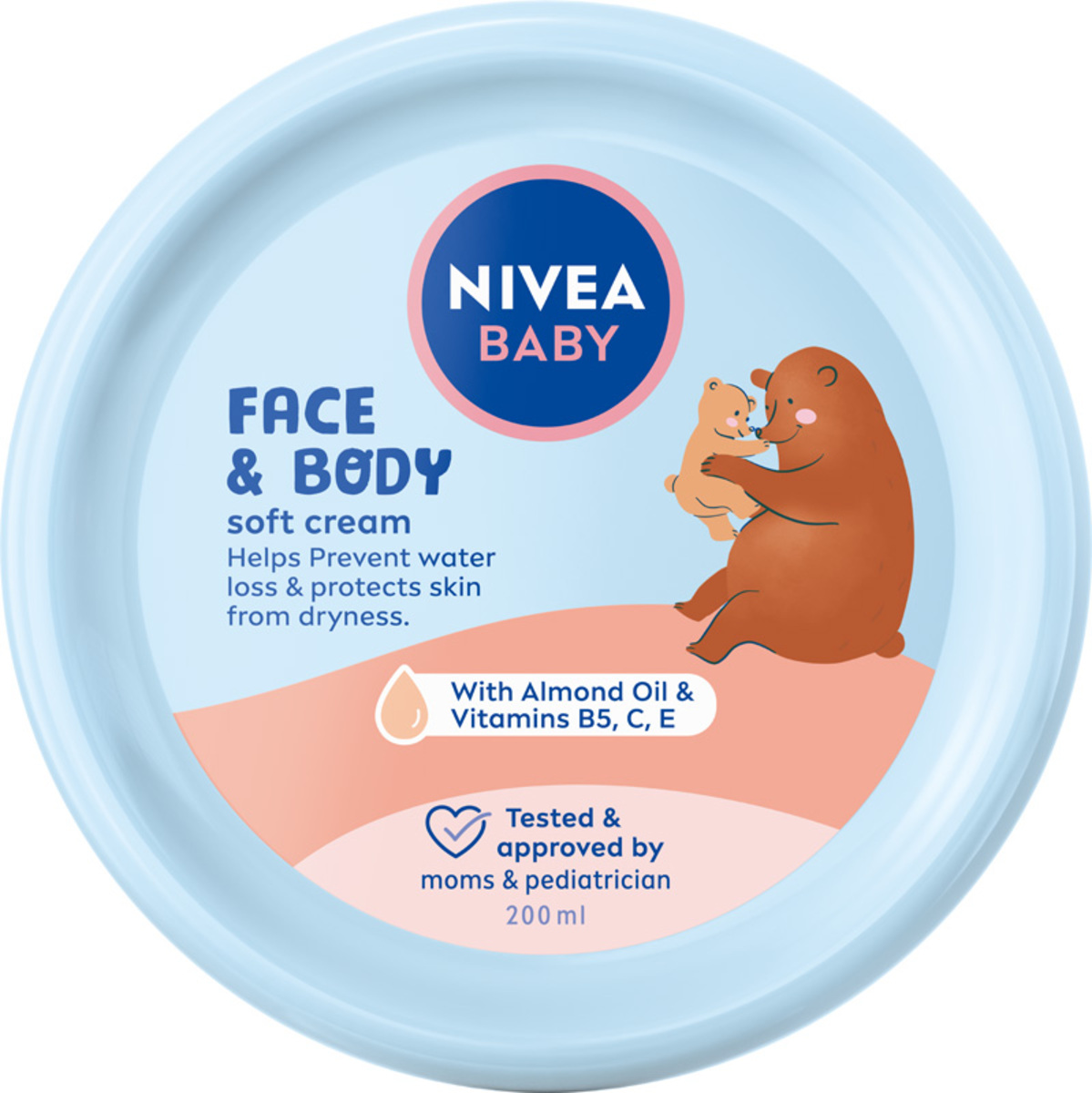 Nivea Baby Krem Pielęgnacyjny Do Twarzy I Ciała 200 Ml
