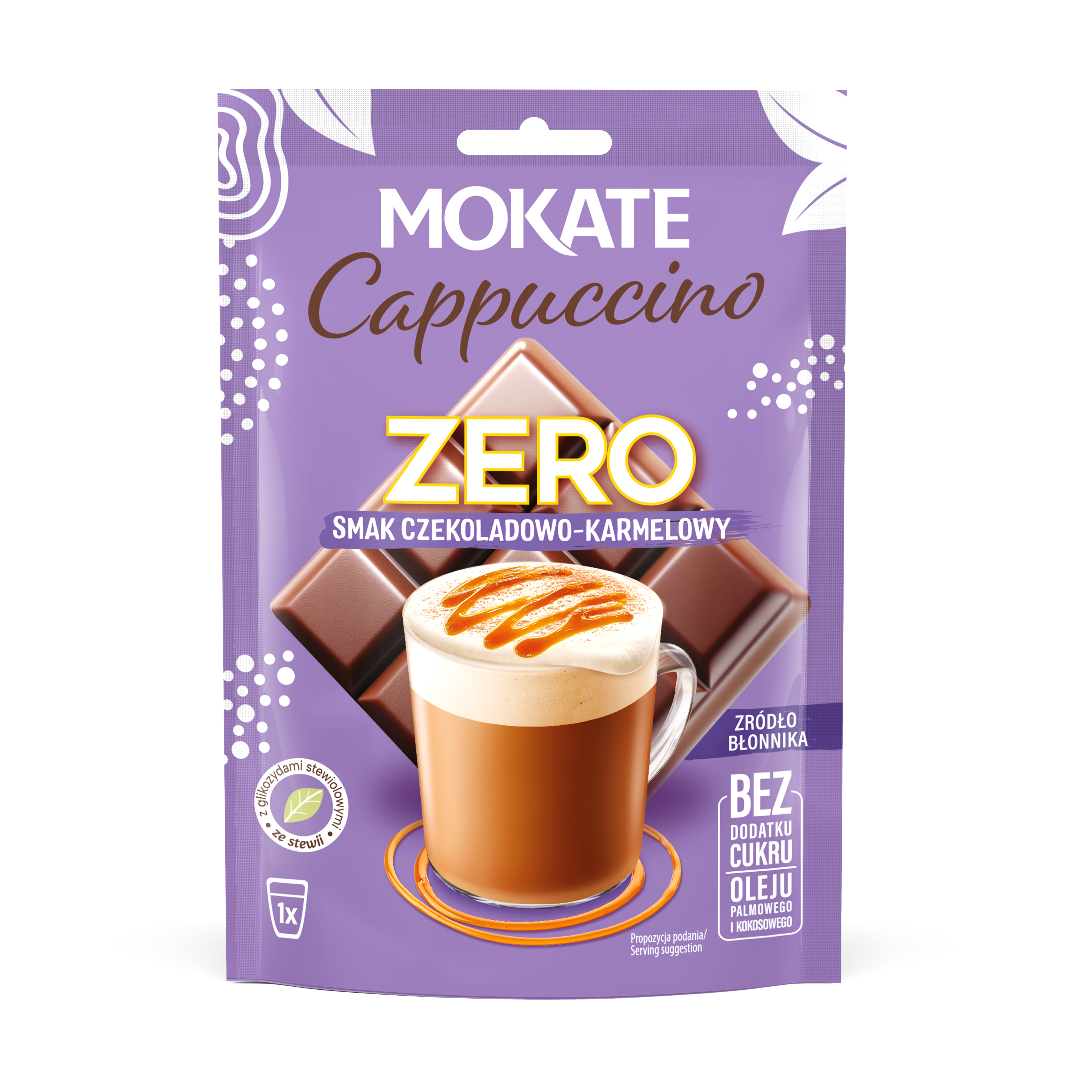 Mokate Cappuccino Smak Czekoladowo Karmelowy ( 20G )