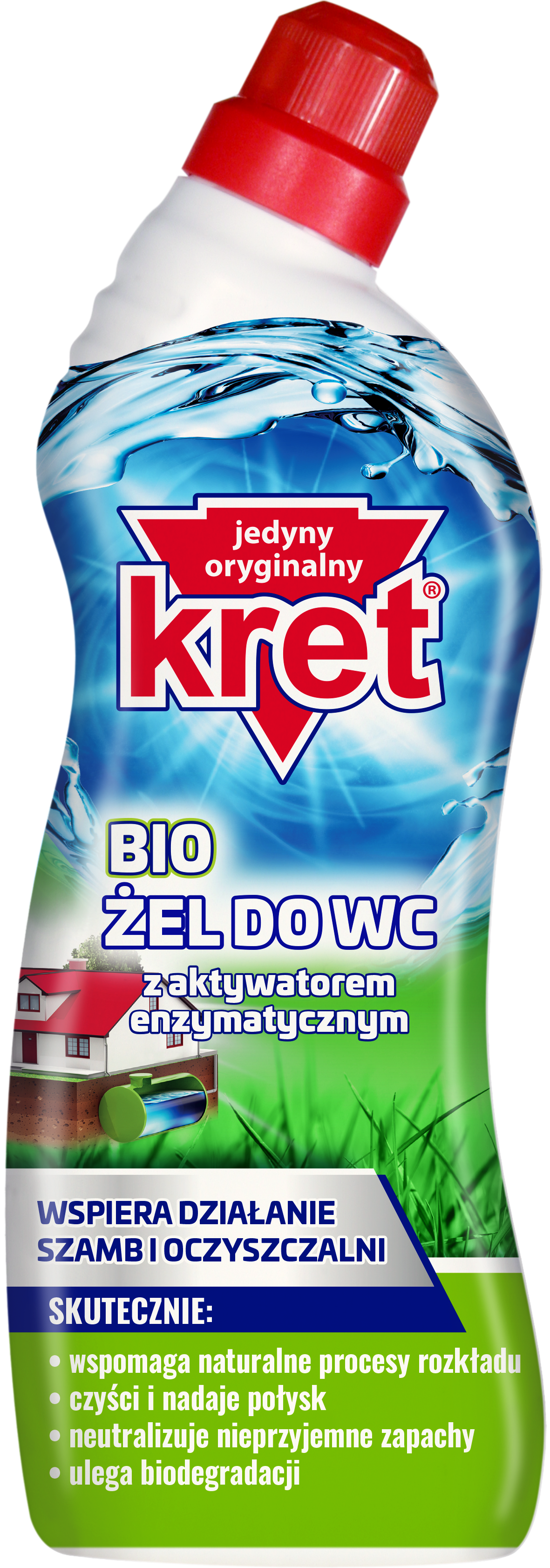 Kret Bio Żel Do Wc Z Aktywatorem Enzymatycznym 750G