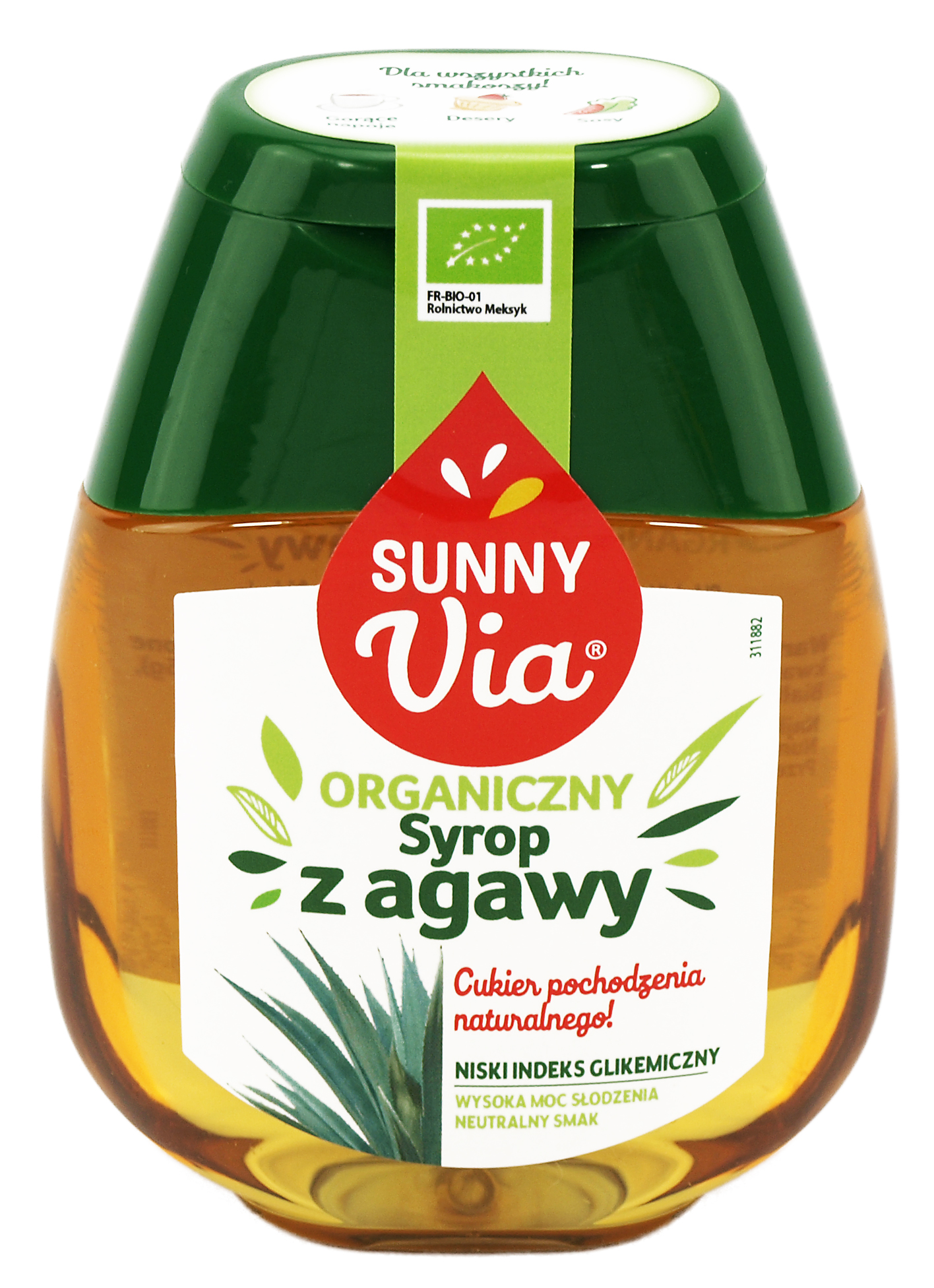 Syrop Z Agawy Bio 250G Sunny Via