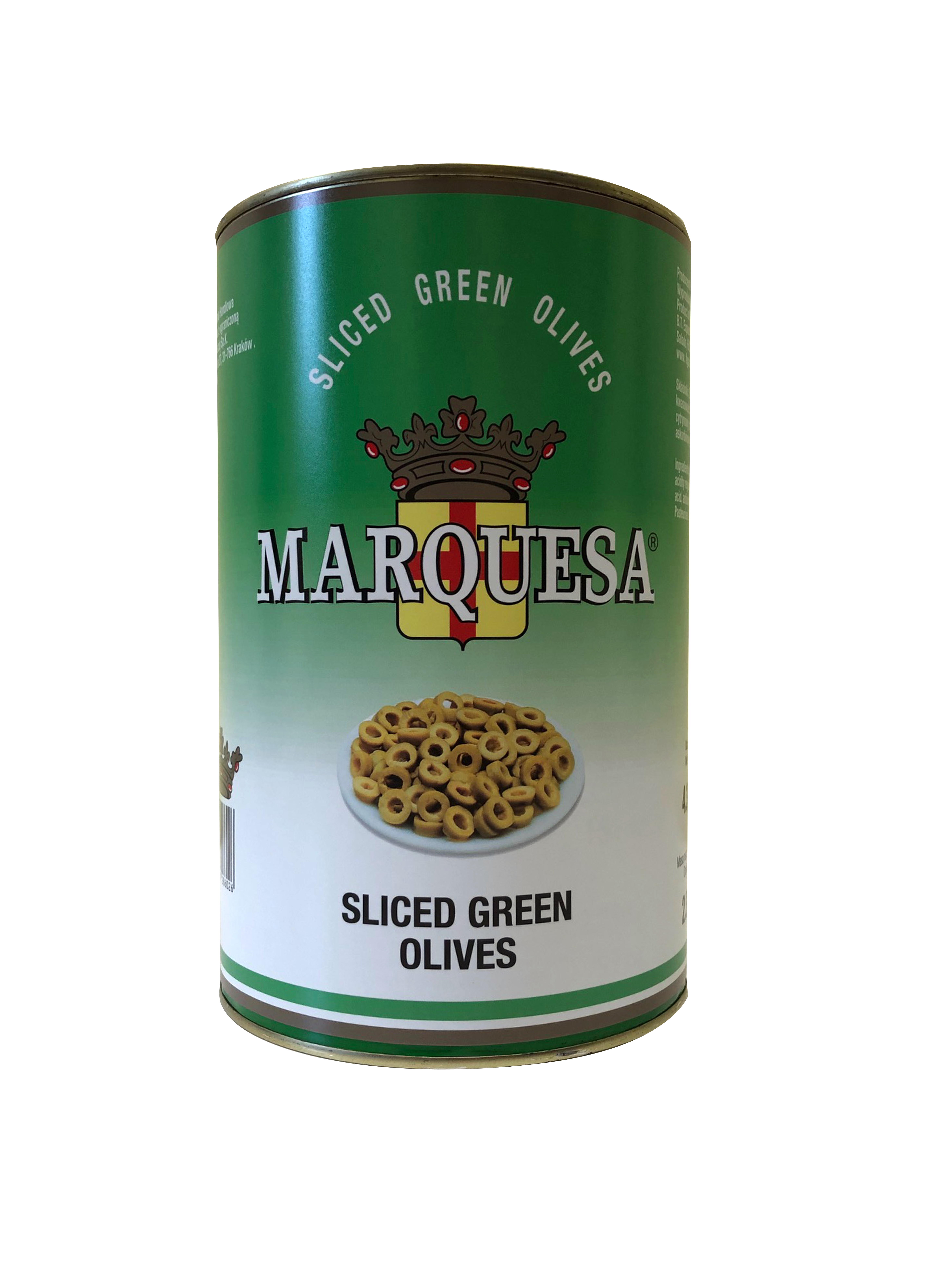 Oliwki Zielone Krojone 4350/2350G Marquesa