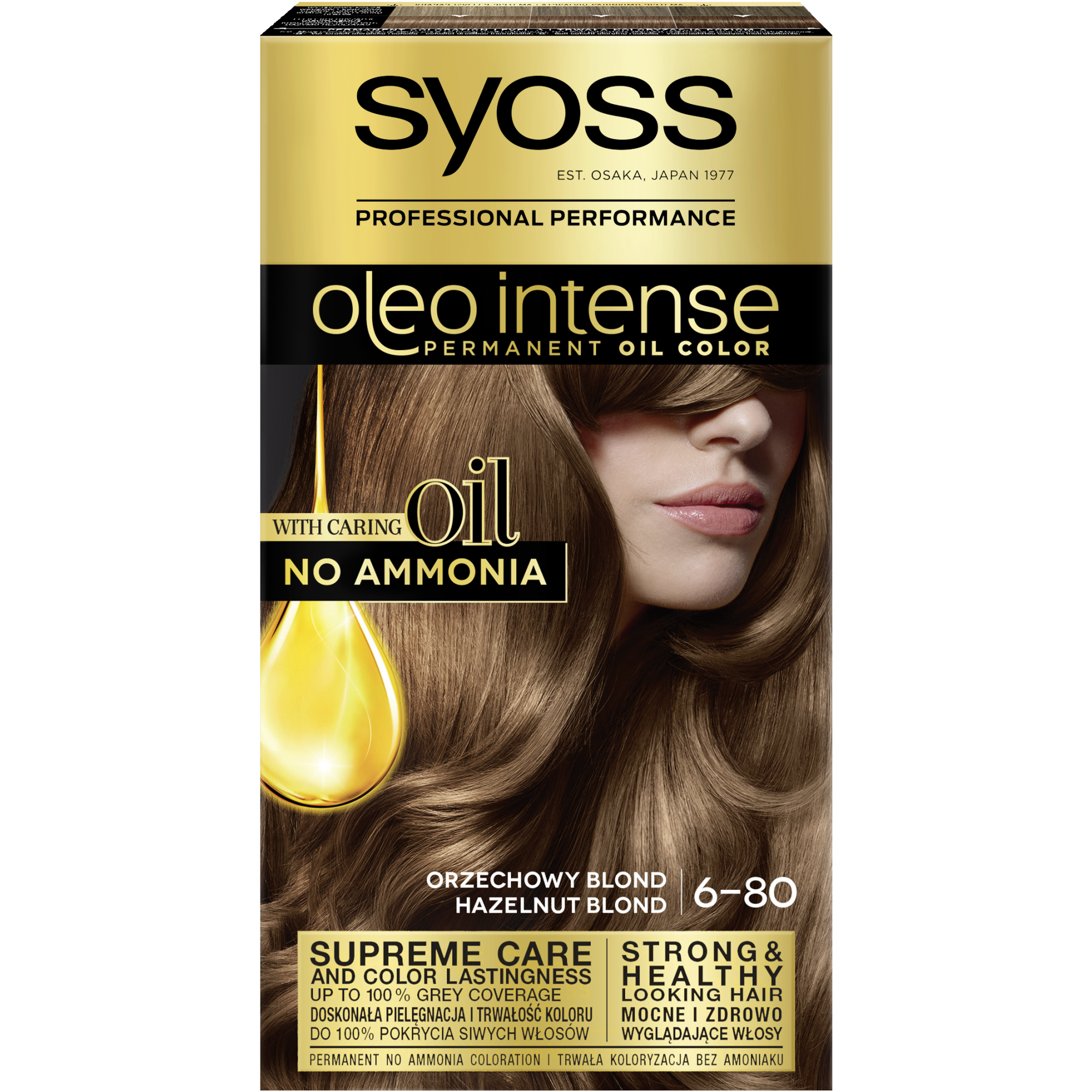 Syoss Oleo Krem Koloryzujący Orzechowy Blond 6-80