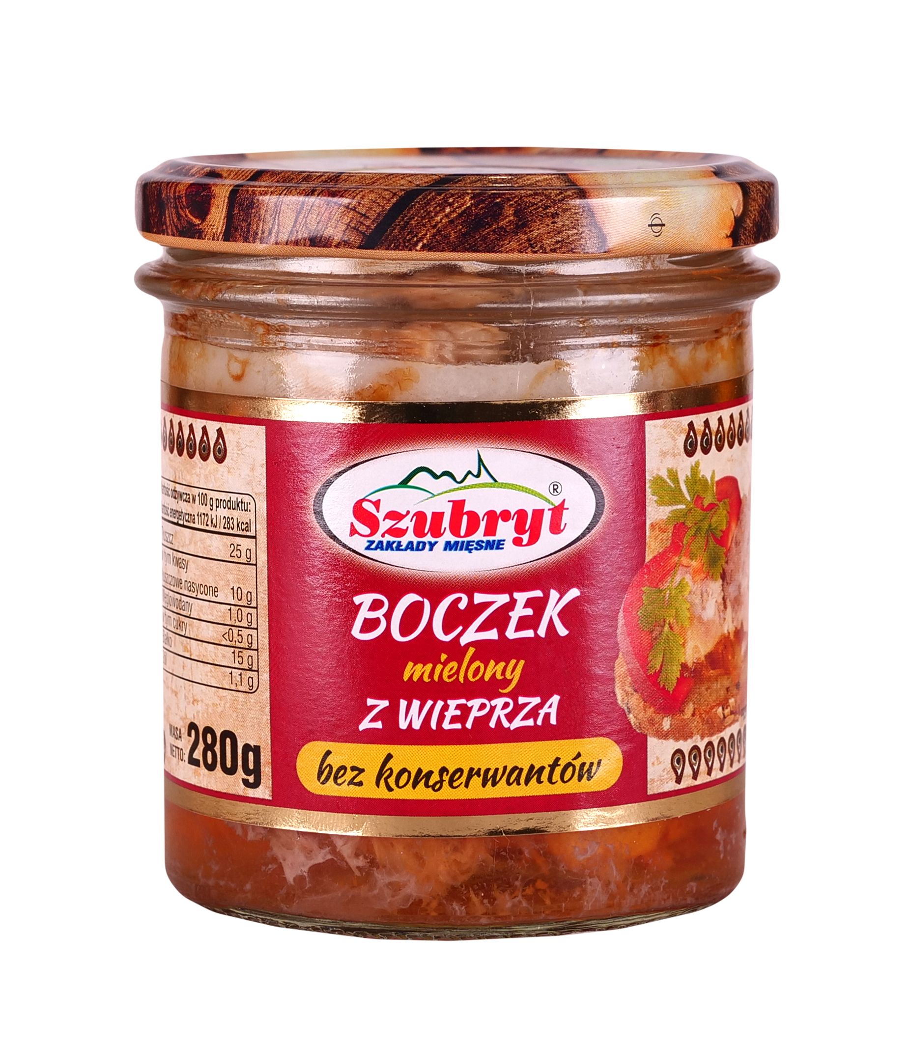 Boczek Mielony Z Wieprza Szubryt 280G