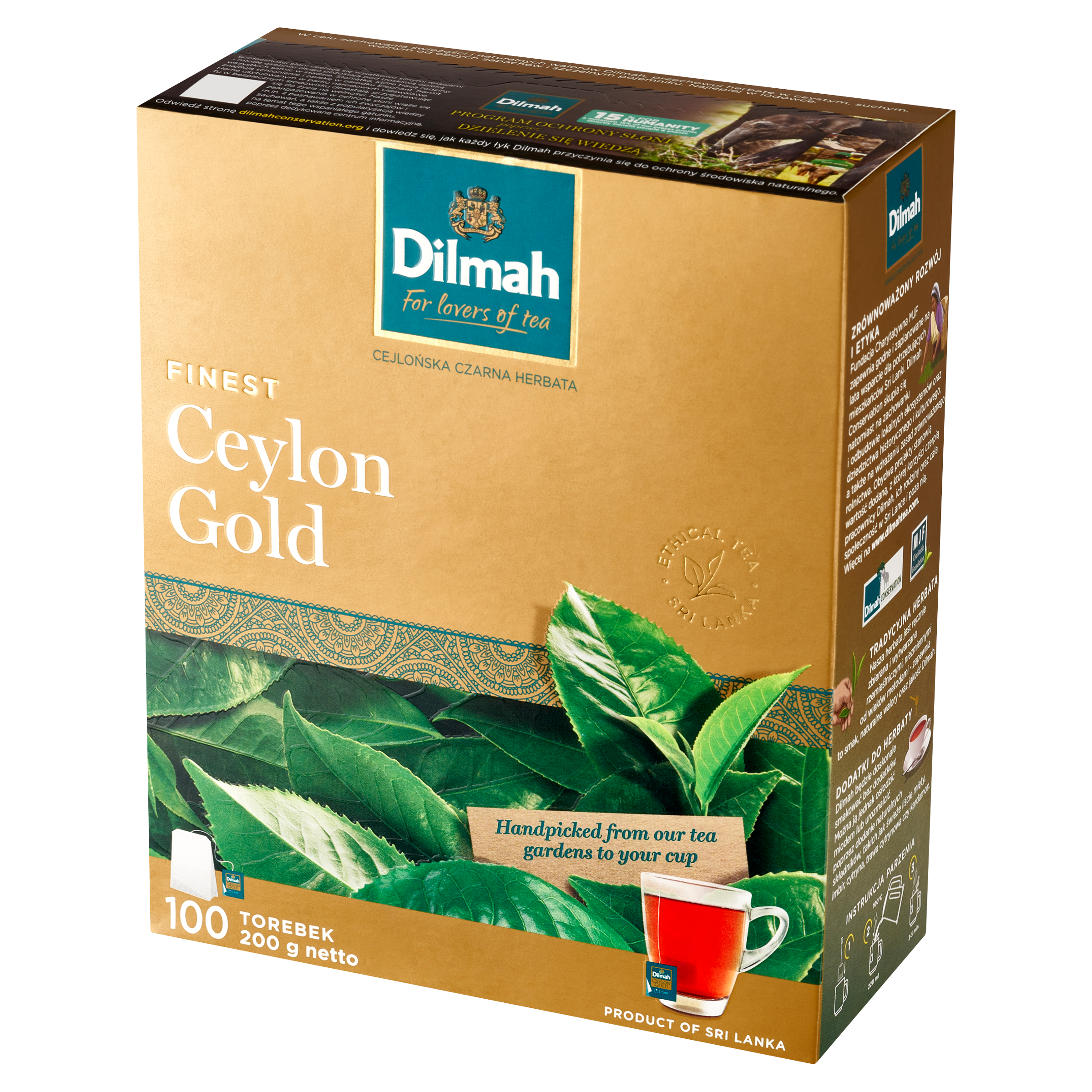 Dilmah Ceylon Gold 100X2 G