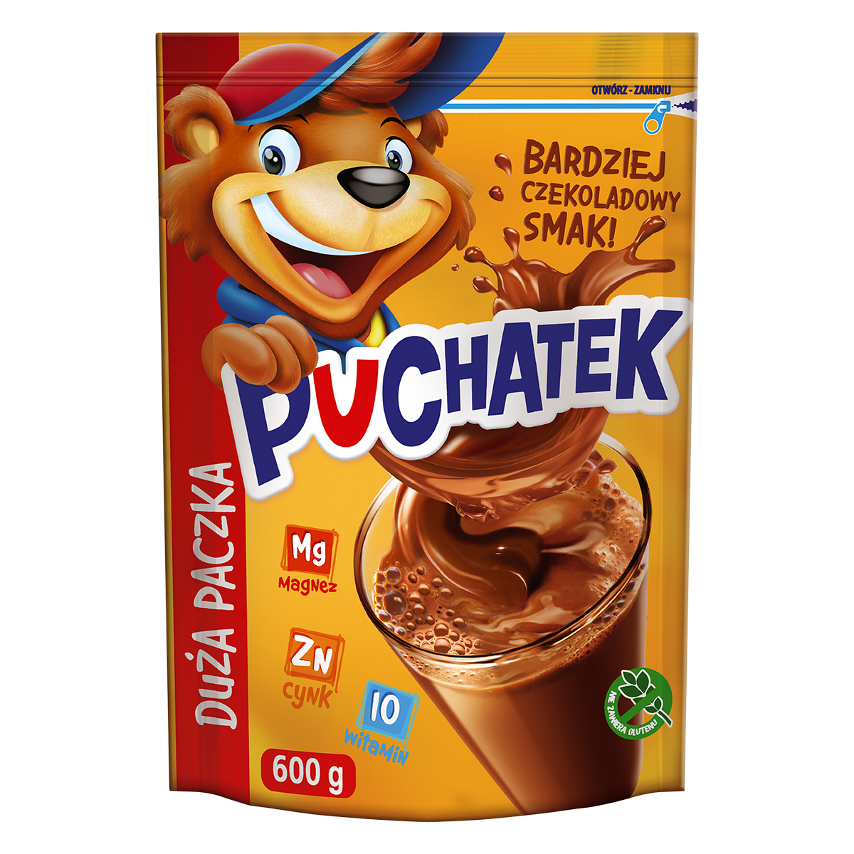Puchatek Napój Kakaowy Z Witaminami 600 G