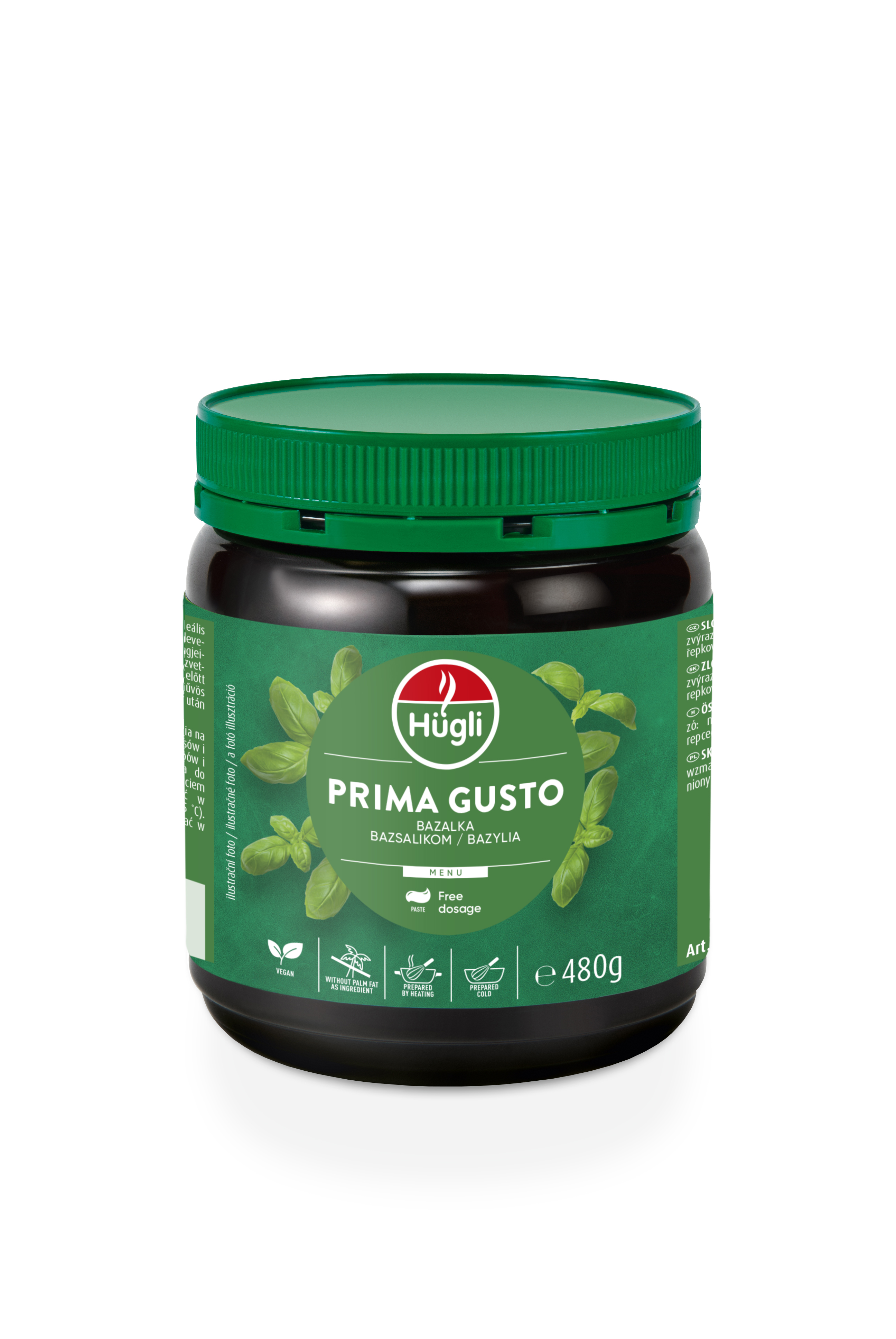 Bazylia W Paście Prima Gusto Hugli 0,48Kg