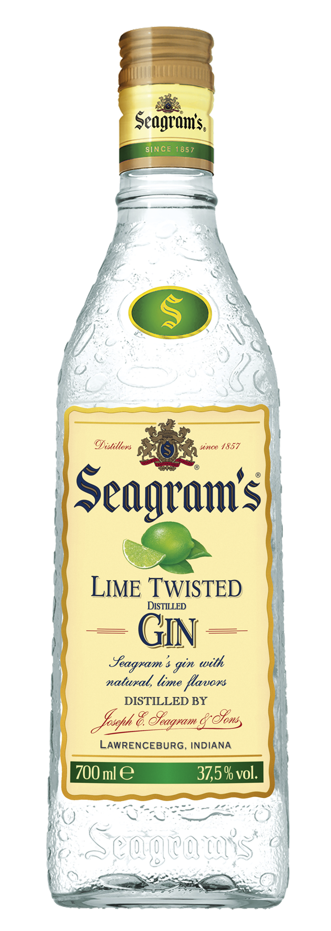 Seagram'S Lime Twisted Distilled Gin 0,7L 37,5%