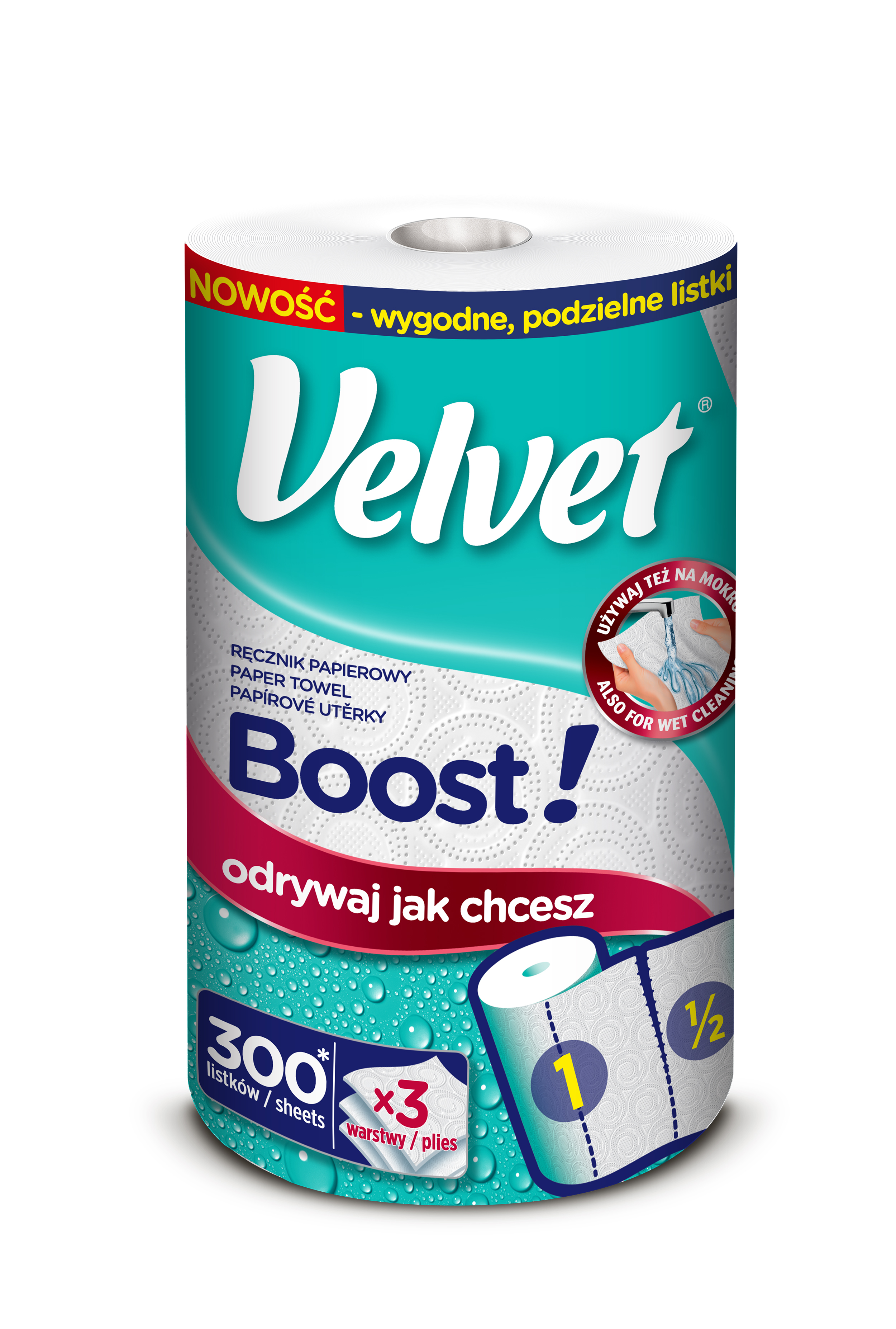 Ręcznik Papierowy Velvet Boost! 1 Rolka