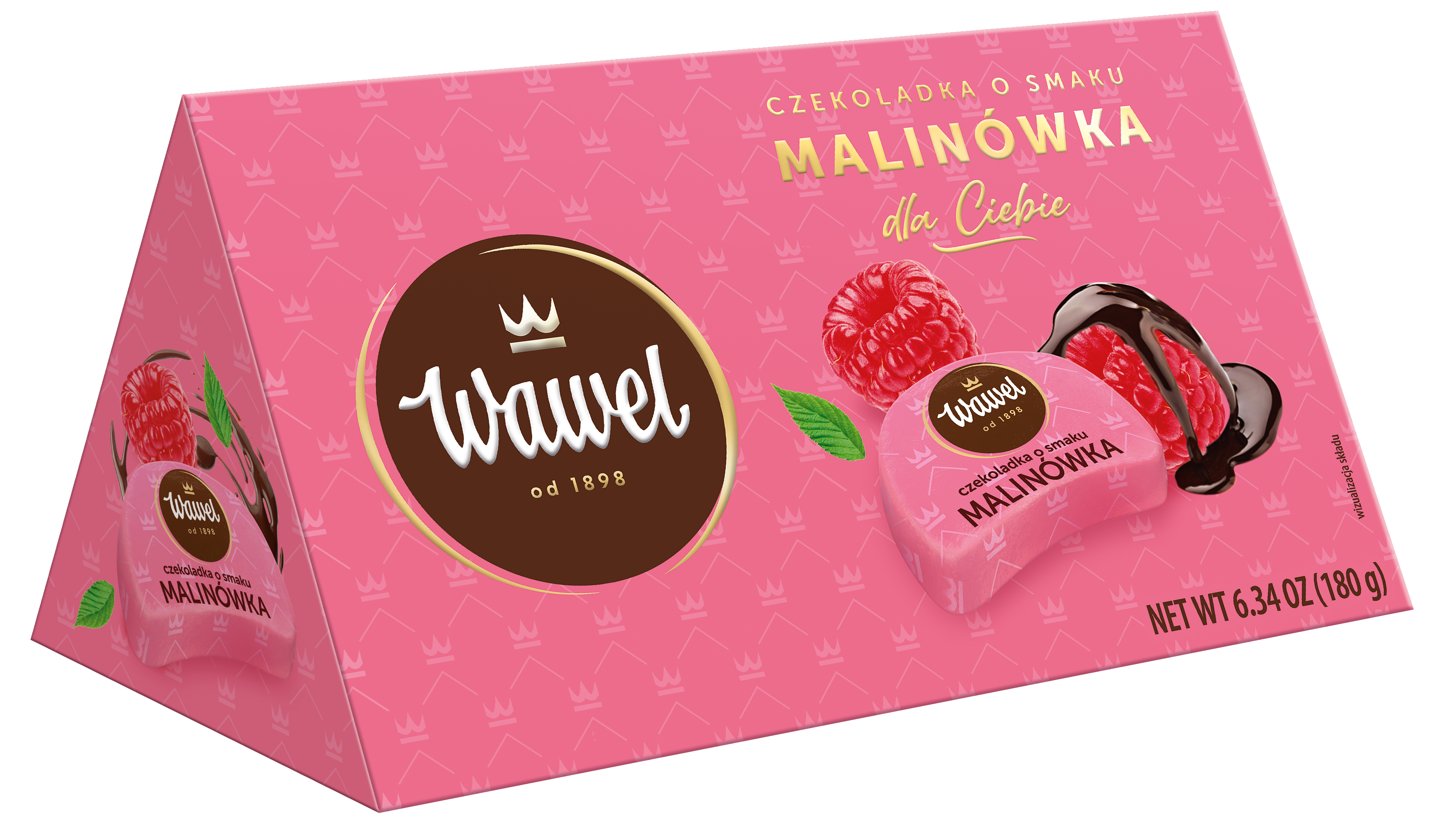 Wawel Czekoladki Prezentowe Malinówka 180G