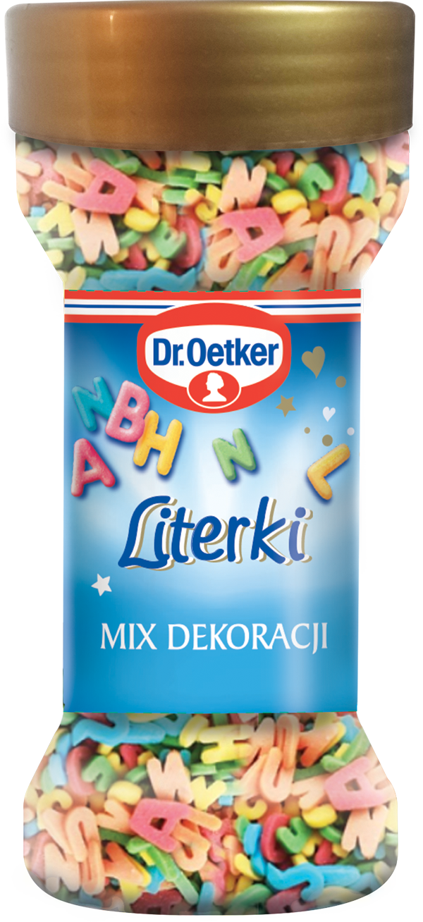 Dr. Oetker Literki - Dekoracje Cukrowe 40 G