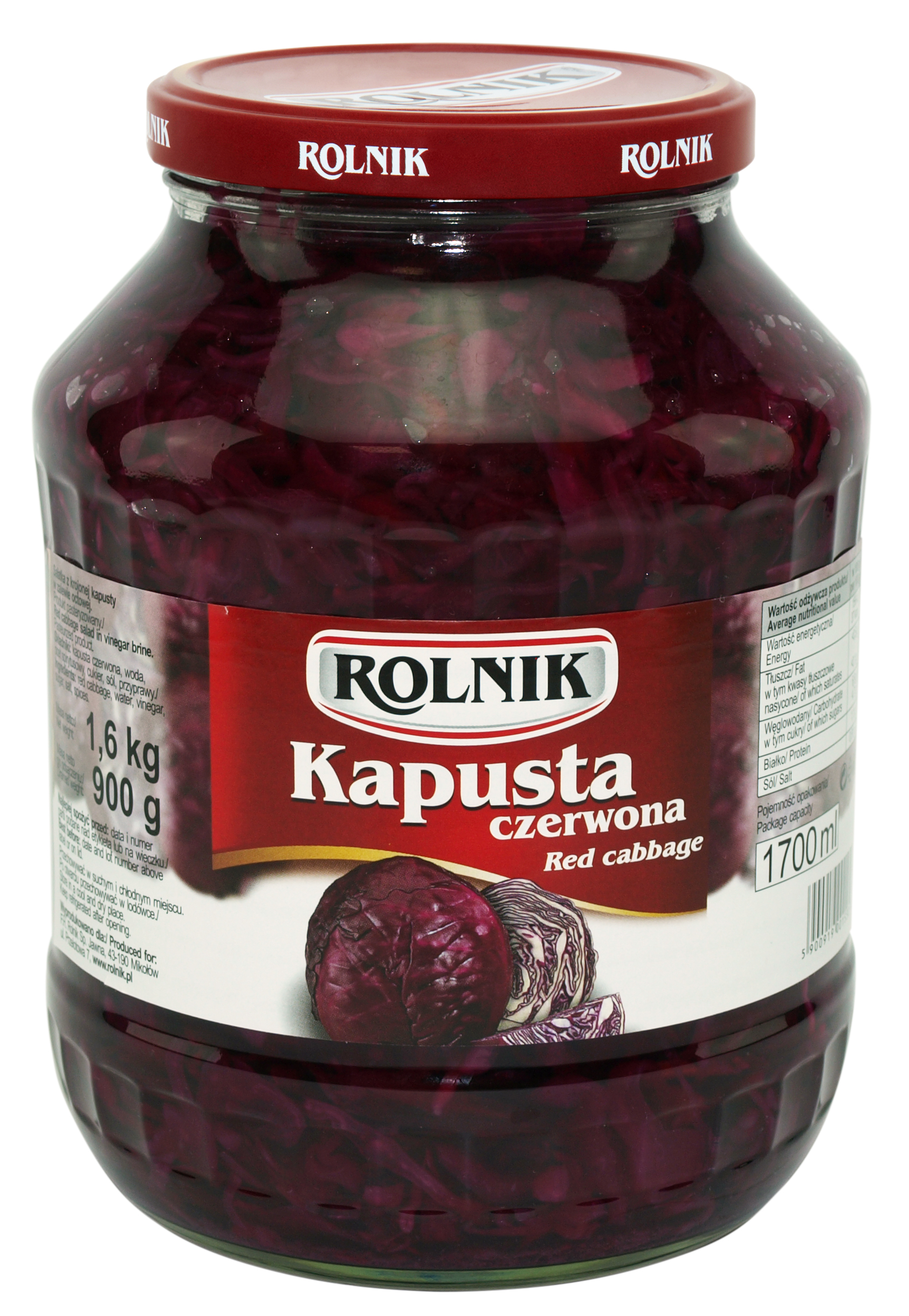Kapusta Czerwona Rolnik 1700 Ml