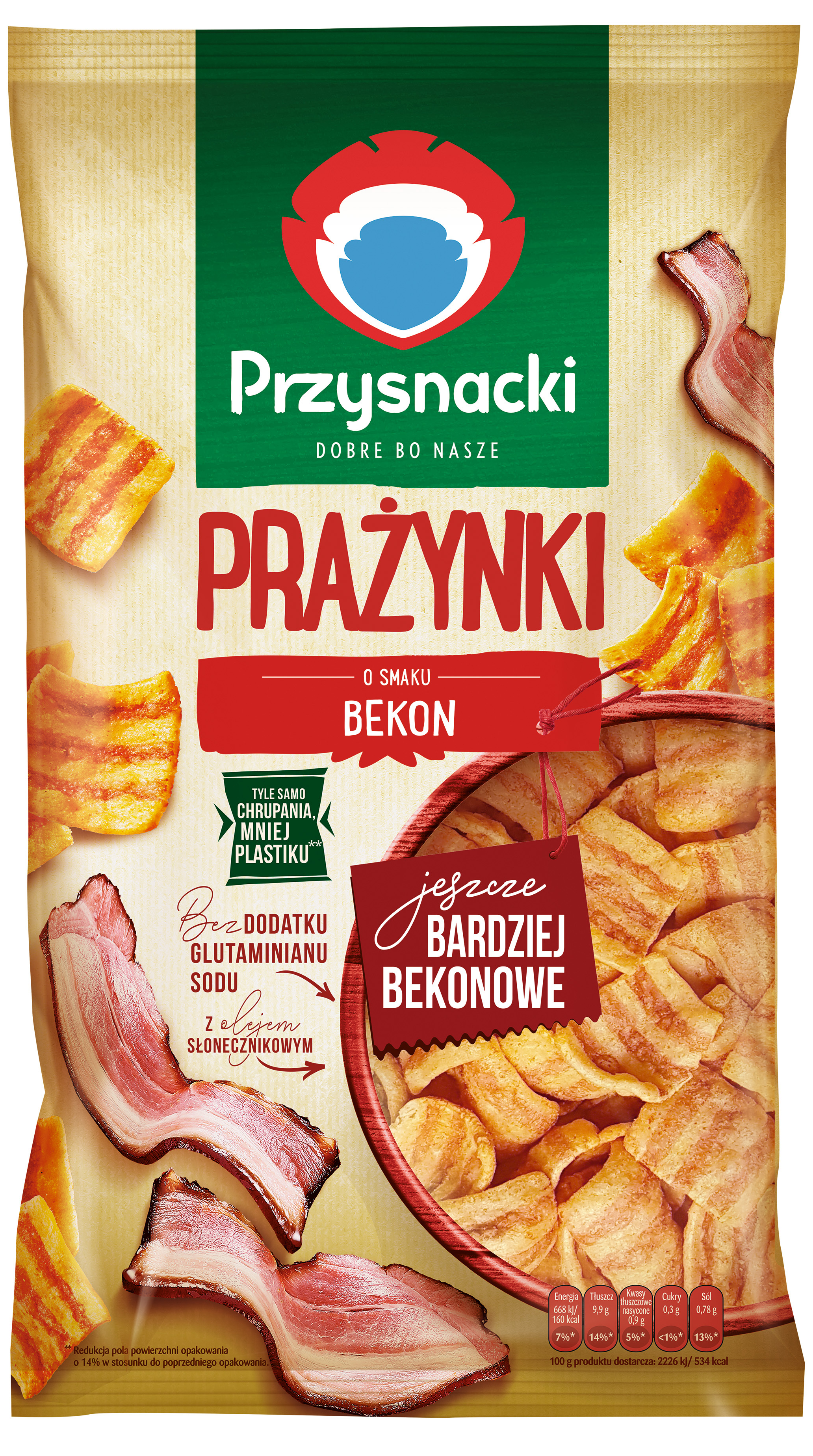 Przysnacki Prażynki O Smaku Bekon 120 G