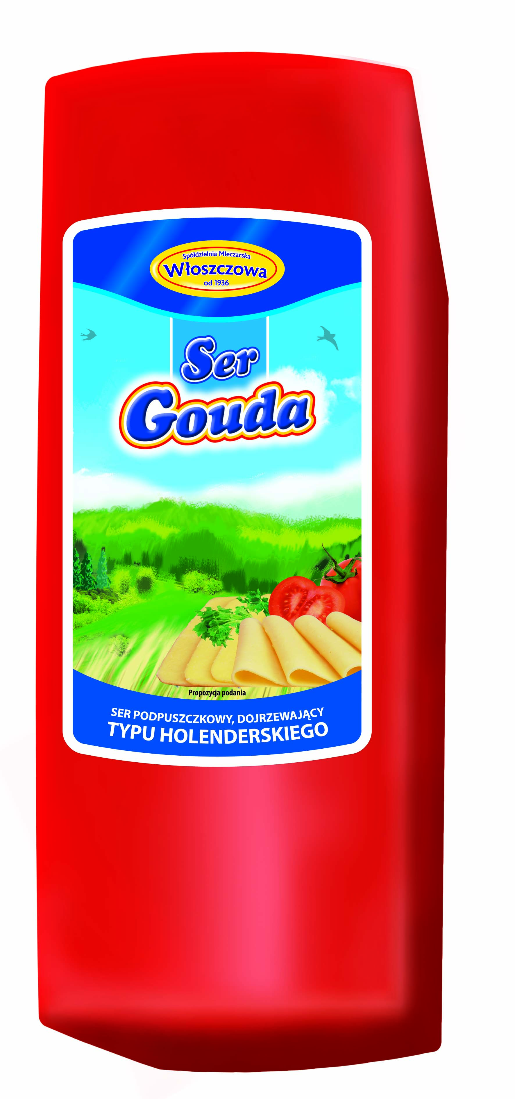 Ser Gouda Blok Ok. 3 Kg Włoszczowa