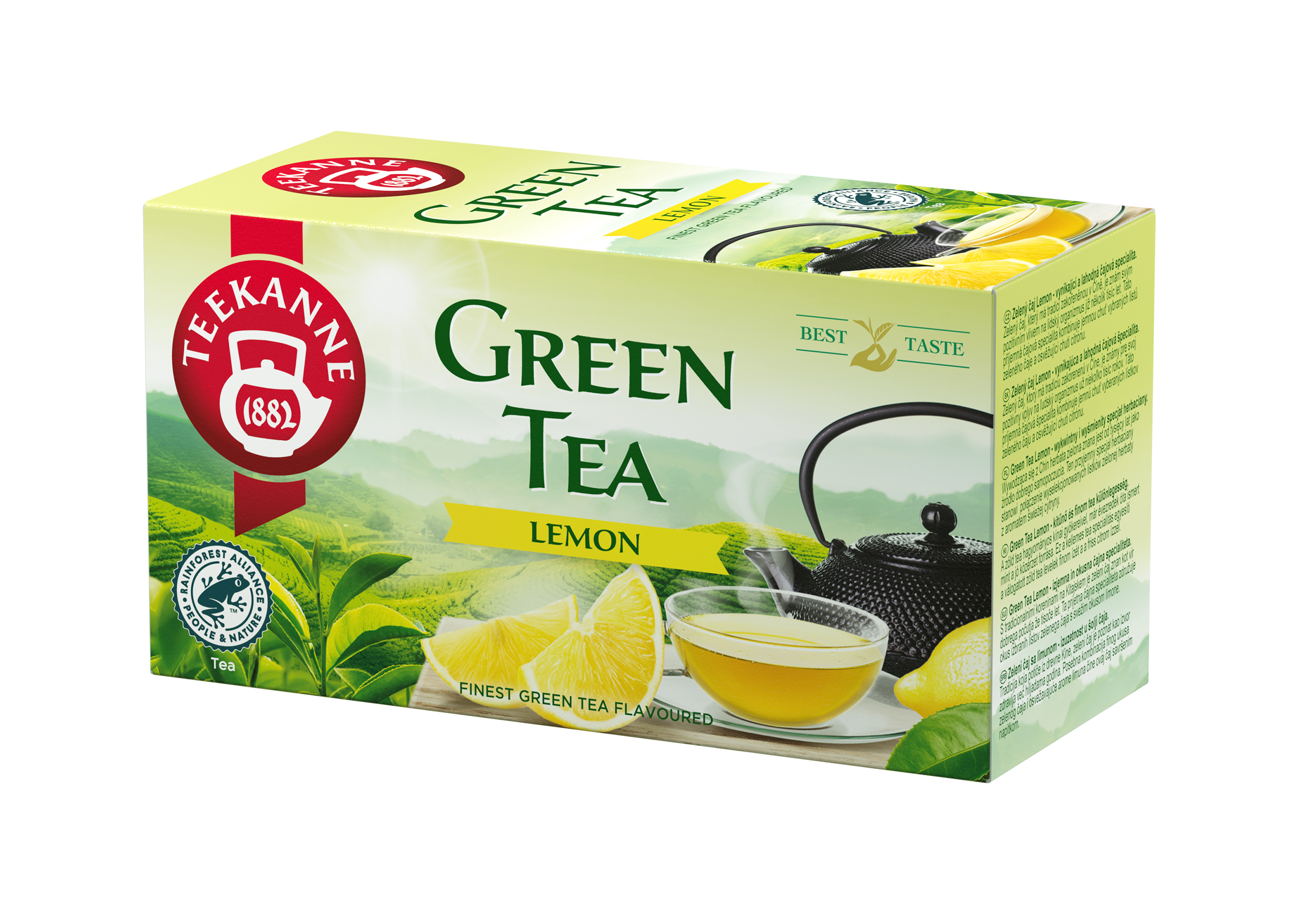 Herbata Zielona Teekanne Green Tea Lemon 20 Torebek X 1,75G Rfa