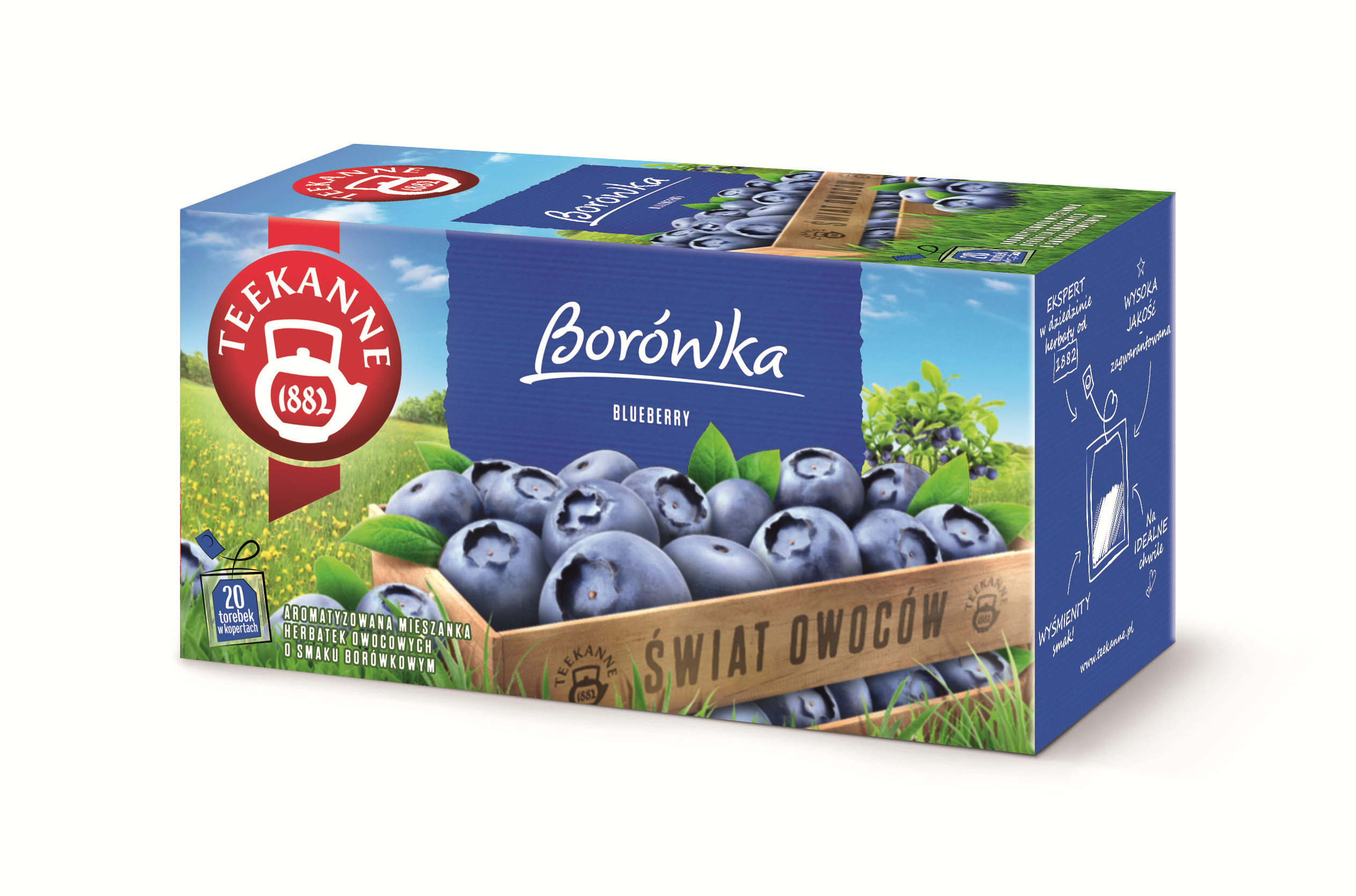 Herbatka Owocowa Teekanne Borówka 20 X 2,25G