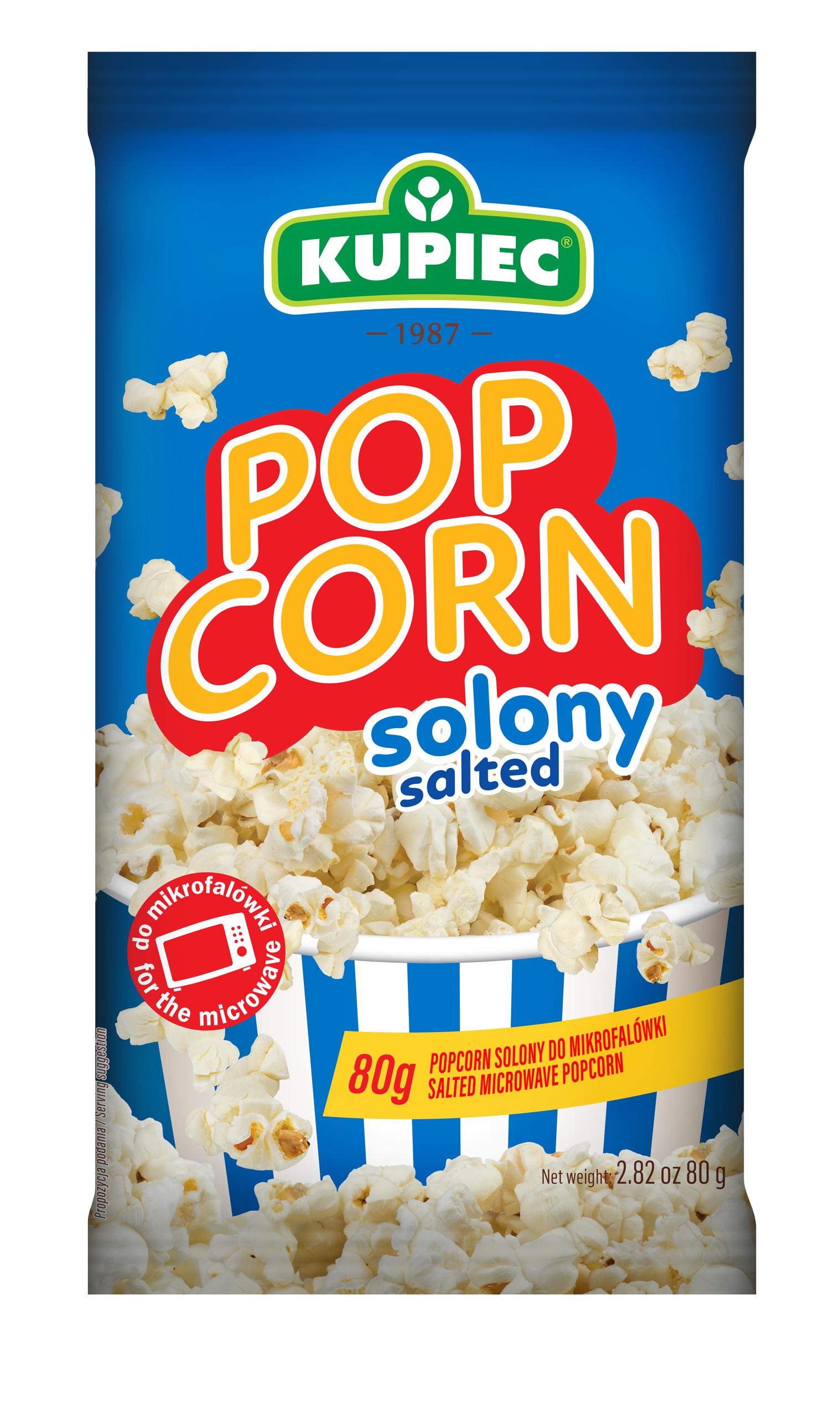Kupiec Popcorn Solony 80G