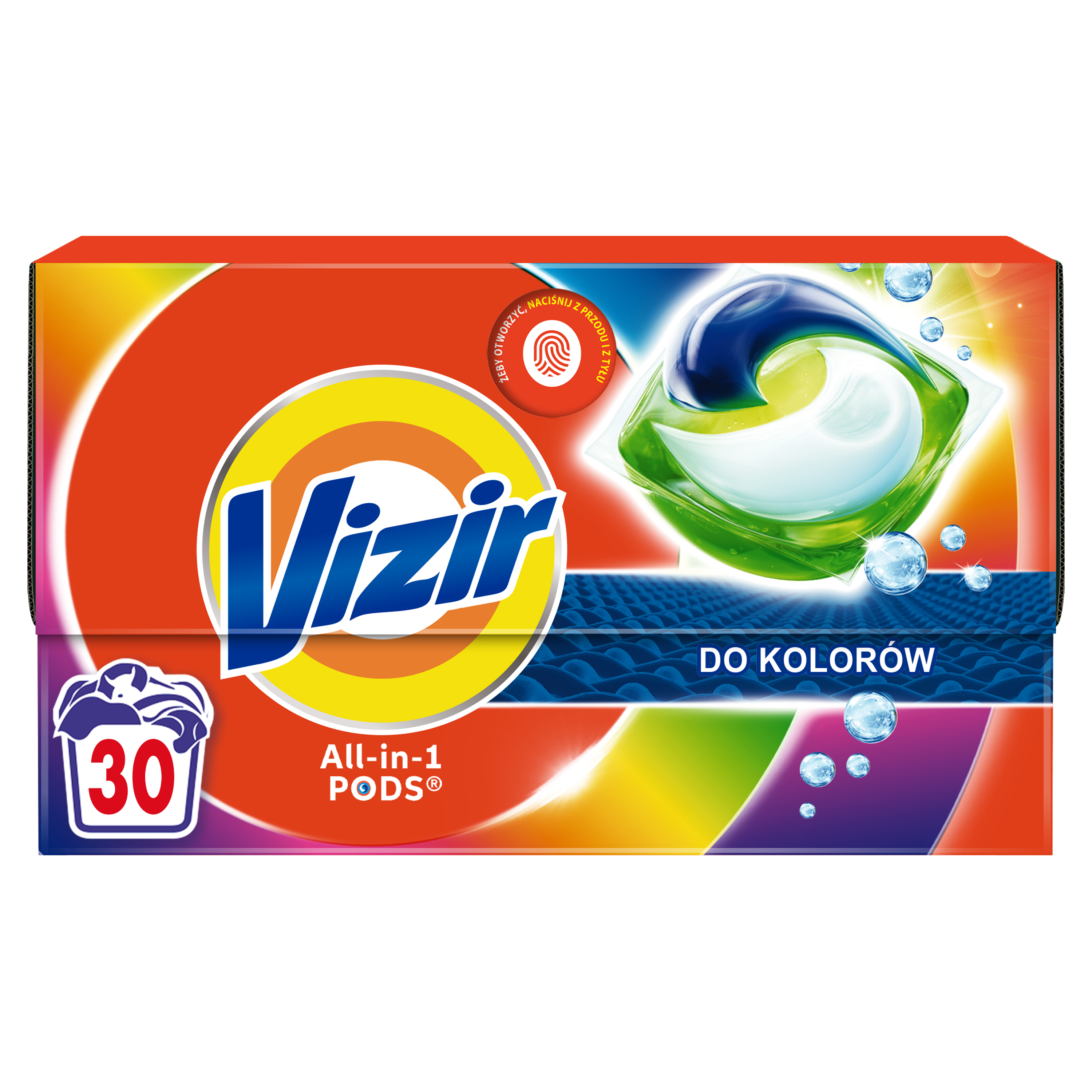 Vizir Kapsułki Do Prania All In1 Pods Color 30 Szt. (30 X 18,2 G)