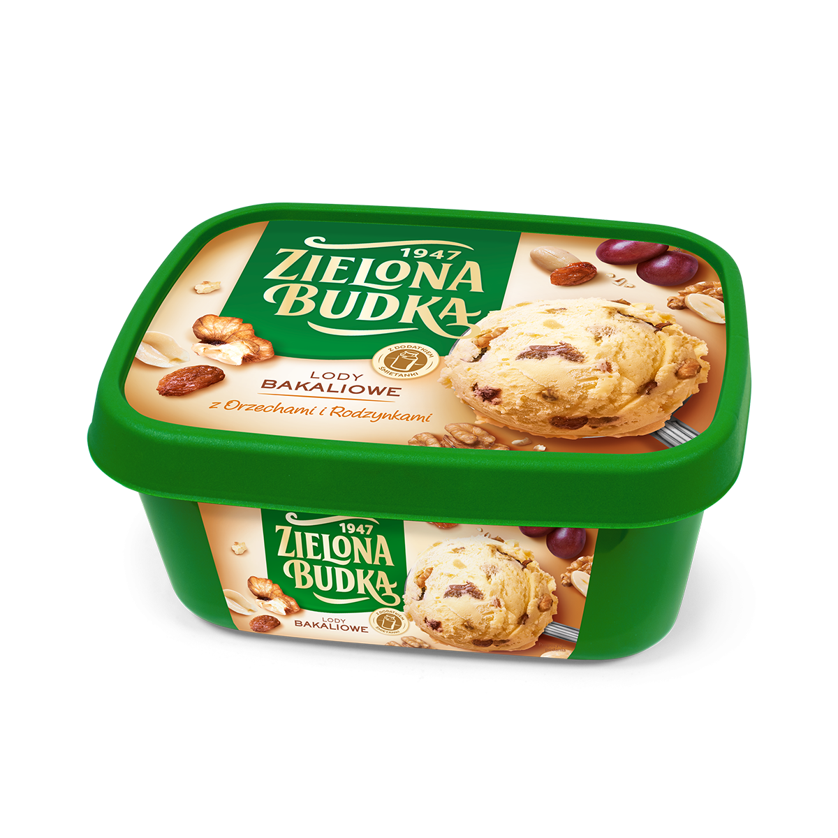Zielona Budka Lody Bakaliowe Ze Śmietanką 1L