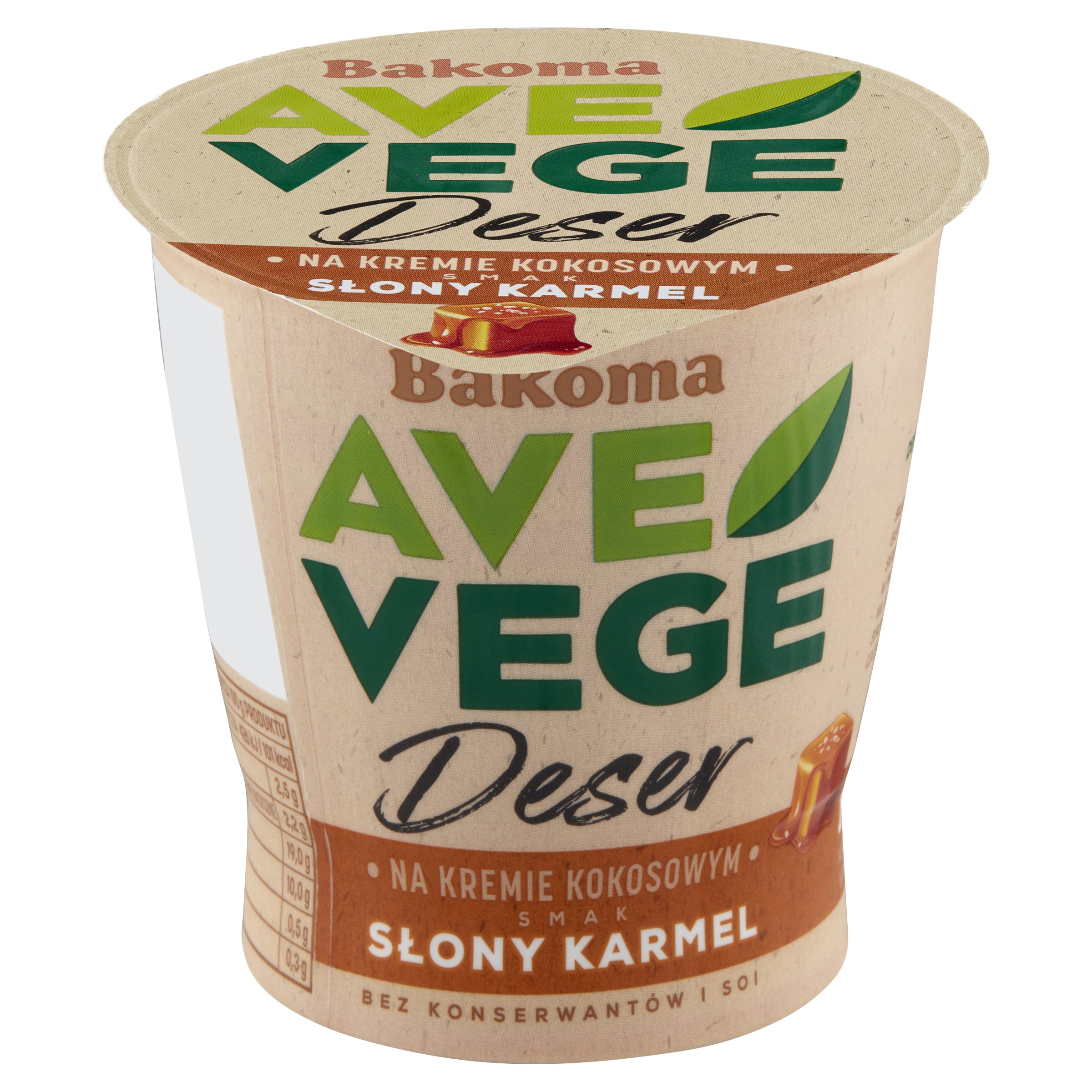 Deser Ave Vege Słony Karmel 150G Bakoma