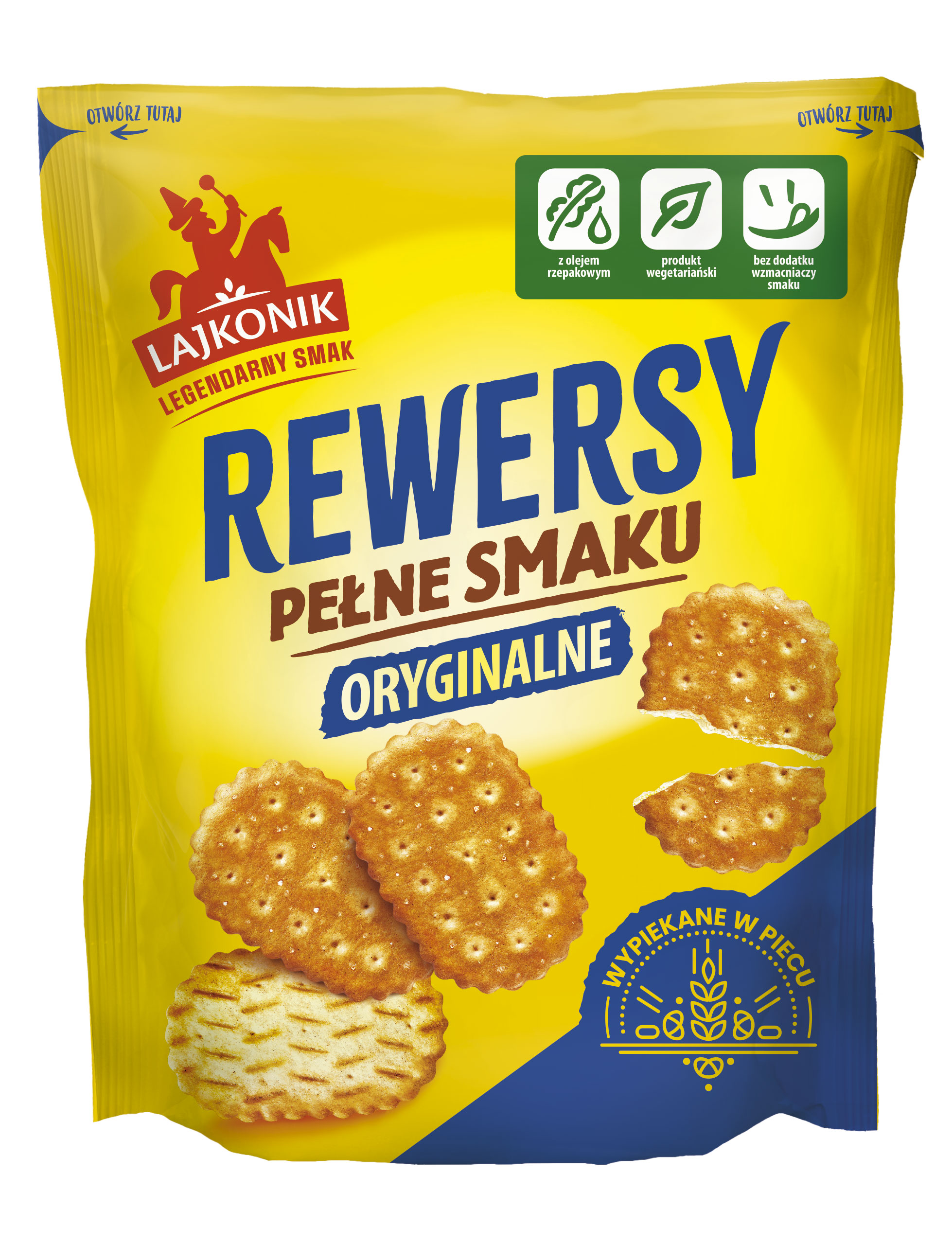Krakersy Lajkonik Rewersy Oryginalne 100G