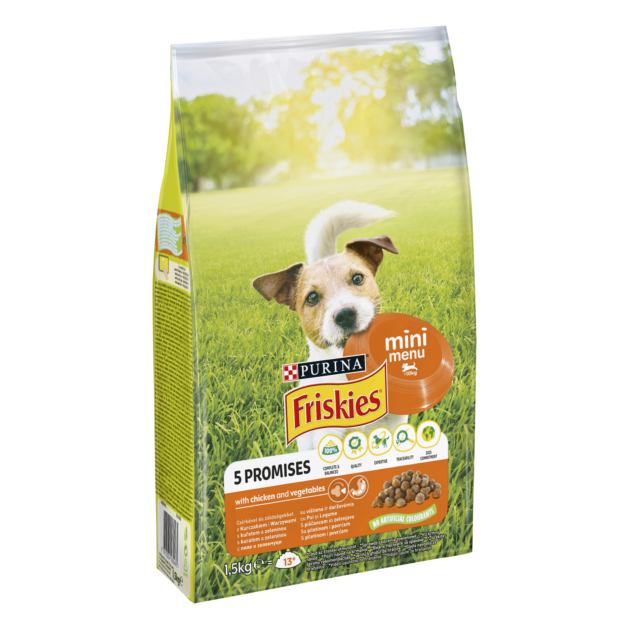 Friskies® Mini Menu Z Kurczakiem I Warzywami 1,5 Kg