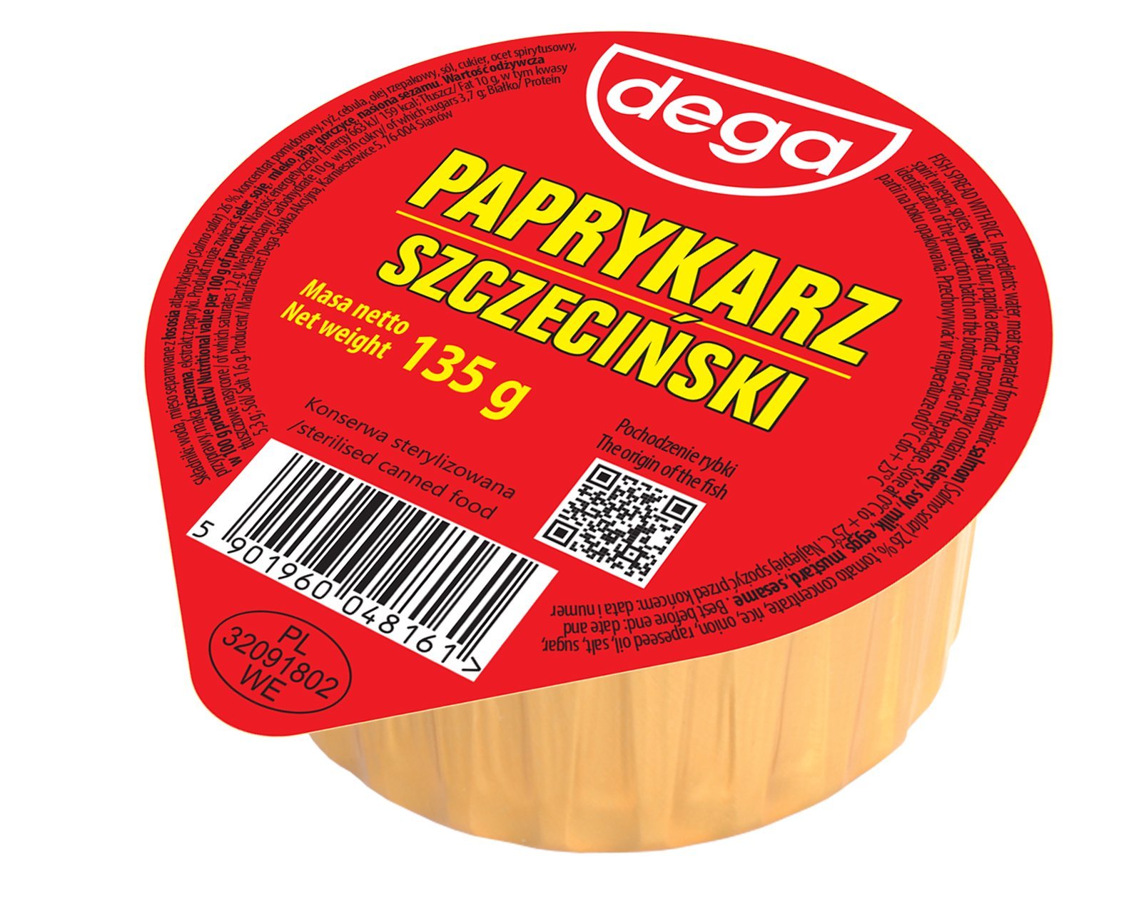 Dega Paprykarz Szczeciński 135 G