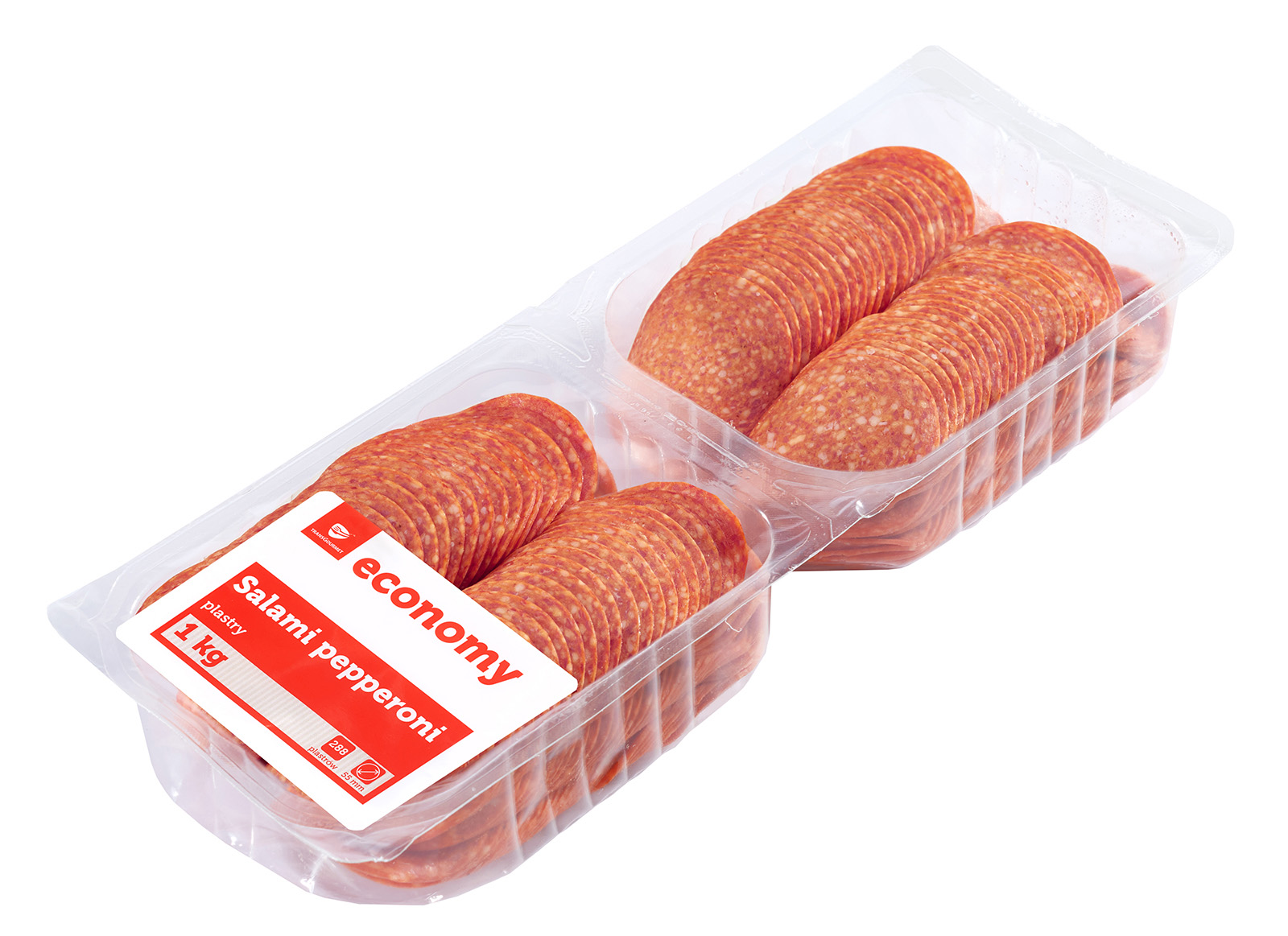 Tge Salami Pepperoni Plastry 1Kg