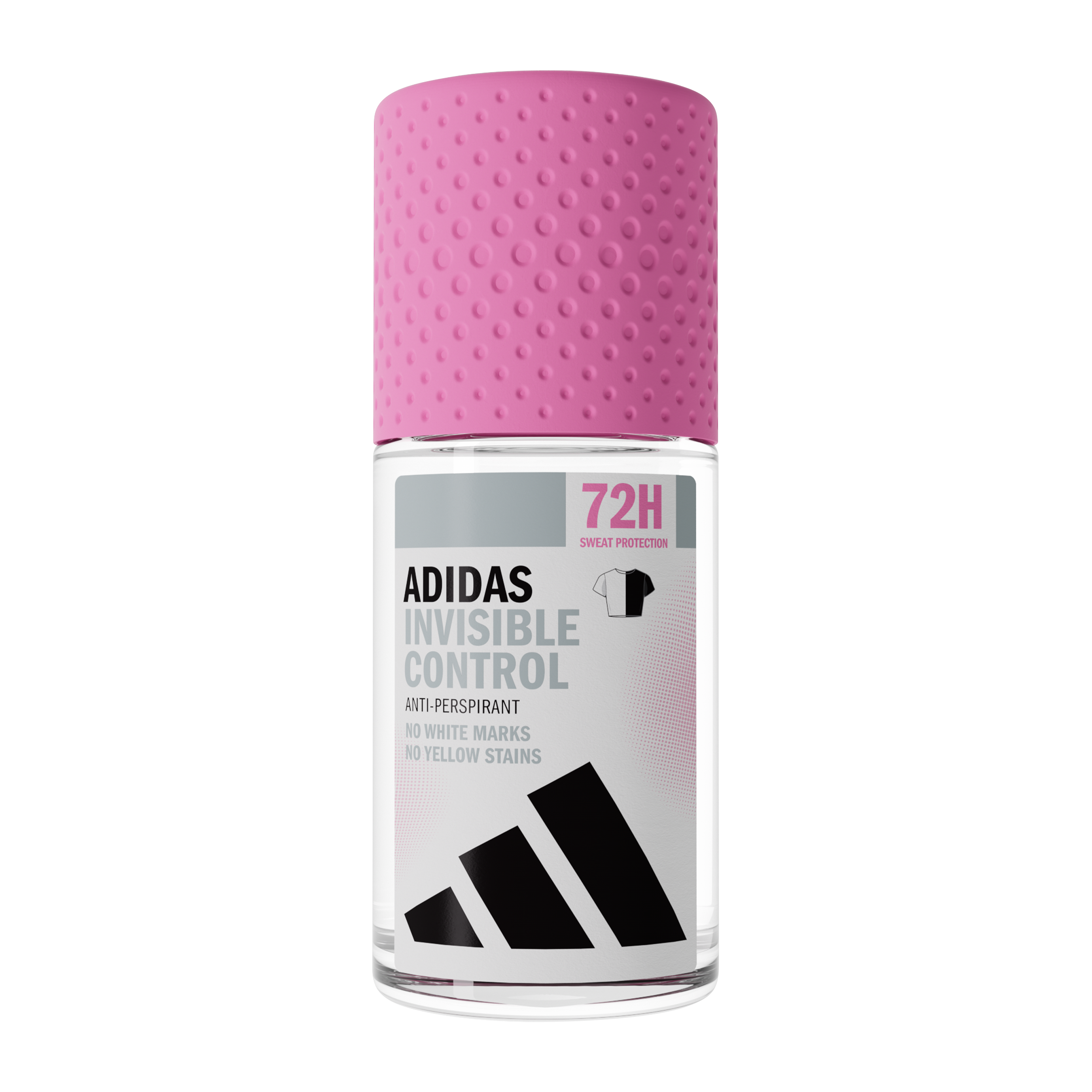 Adidas Invisible Control Antyperspirant W Kulce Dla Kobiet Bez Żóltych Plam I Białych Śladów, 50 Ml