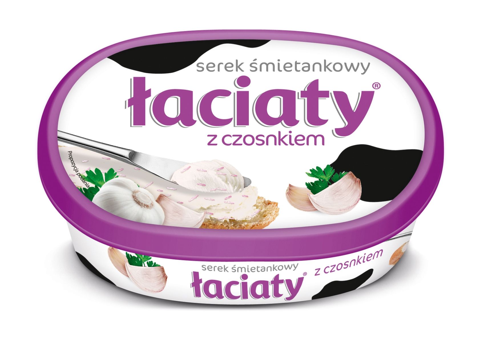 Serek Łaciaty Śmietankowy Z Czosnkiem 135G