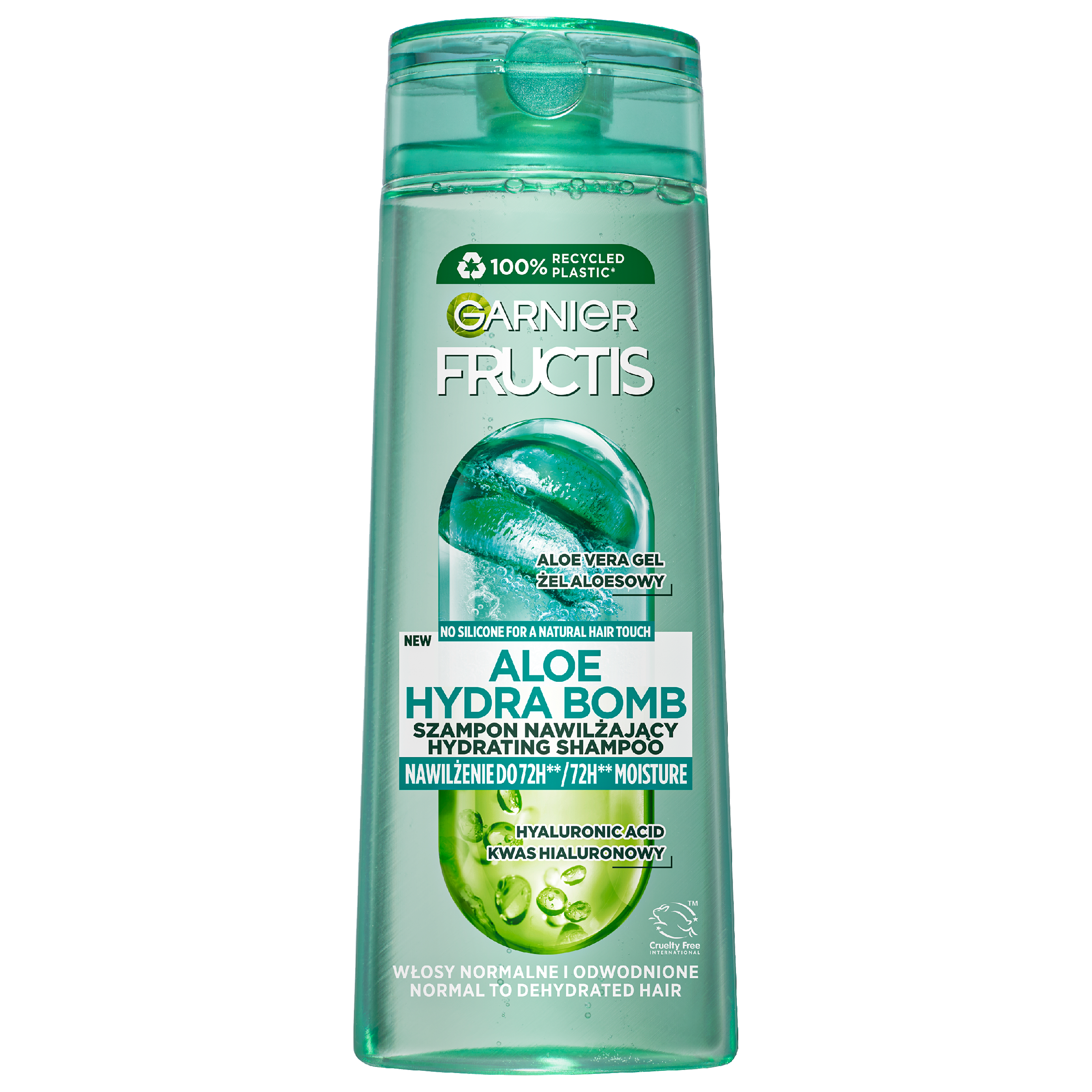 Garnier Fructis Aloe Hydra Bomb Szampon Nawilżający Do Włosów Normalnych I Odwodnionych 400 Ml