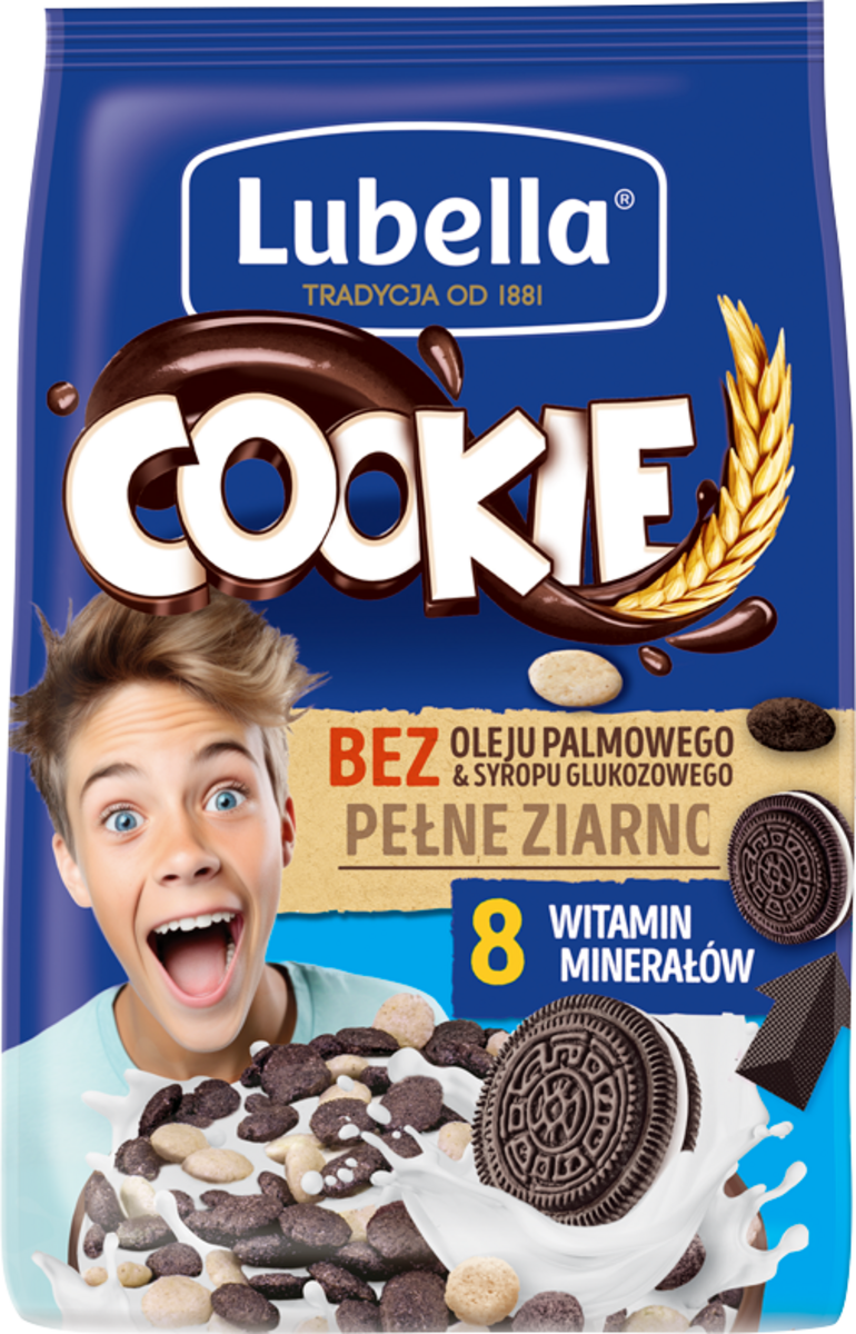 Lubella Płatki Cookie 400G