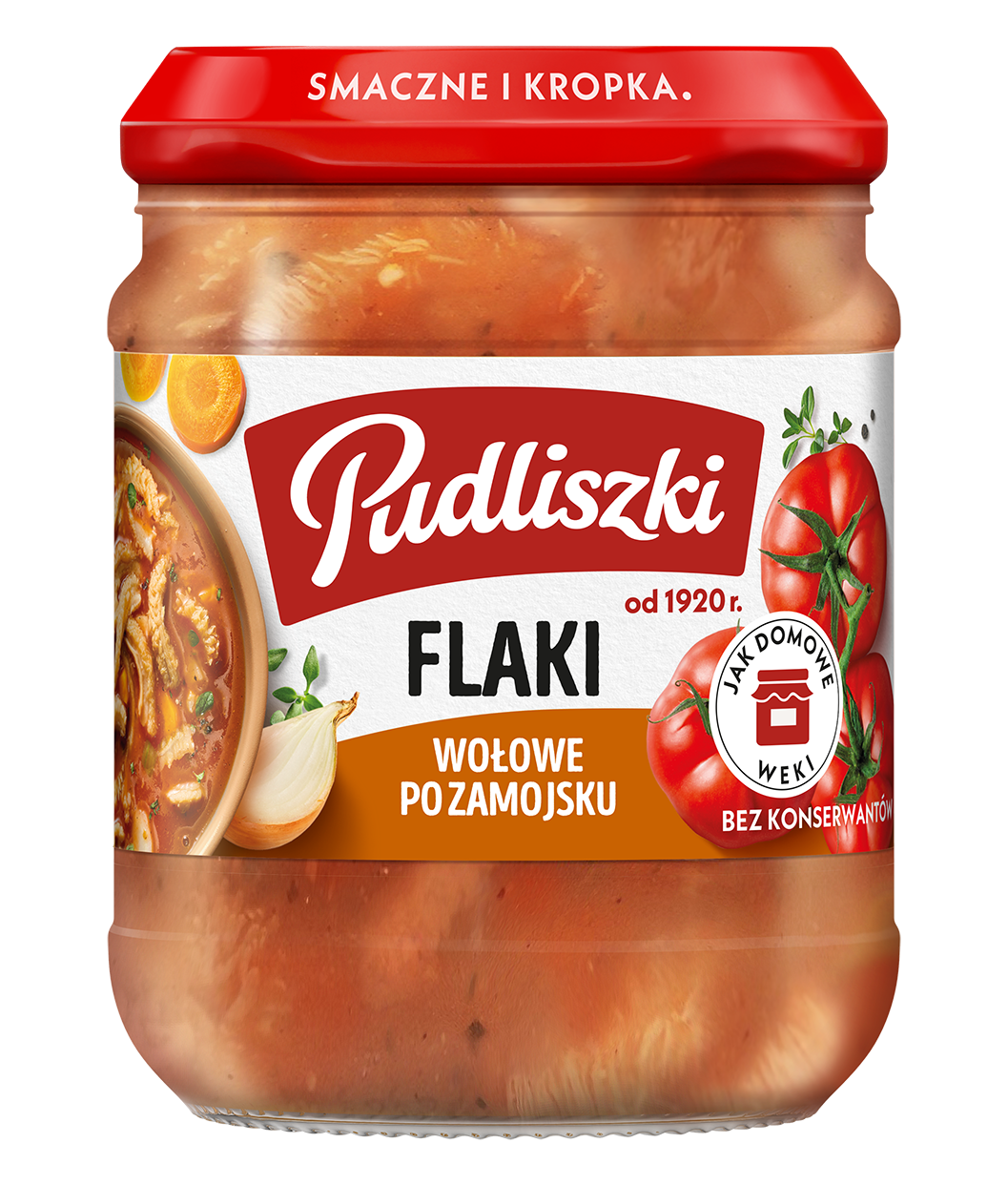 Pudliszki Flaki Wołowe Po Zamojsku 450G