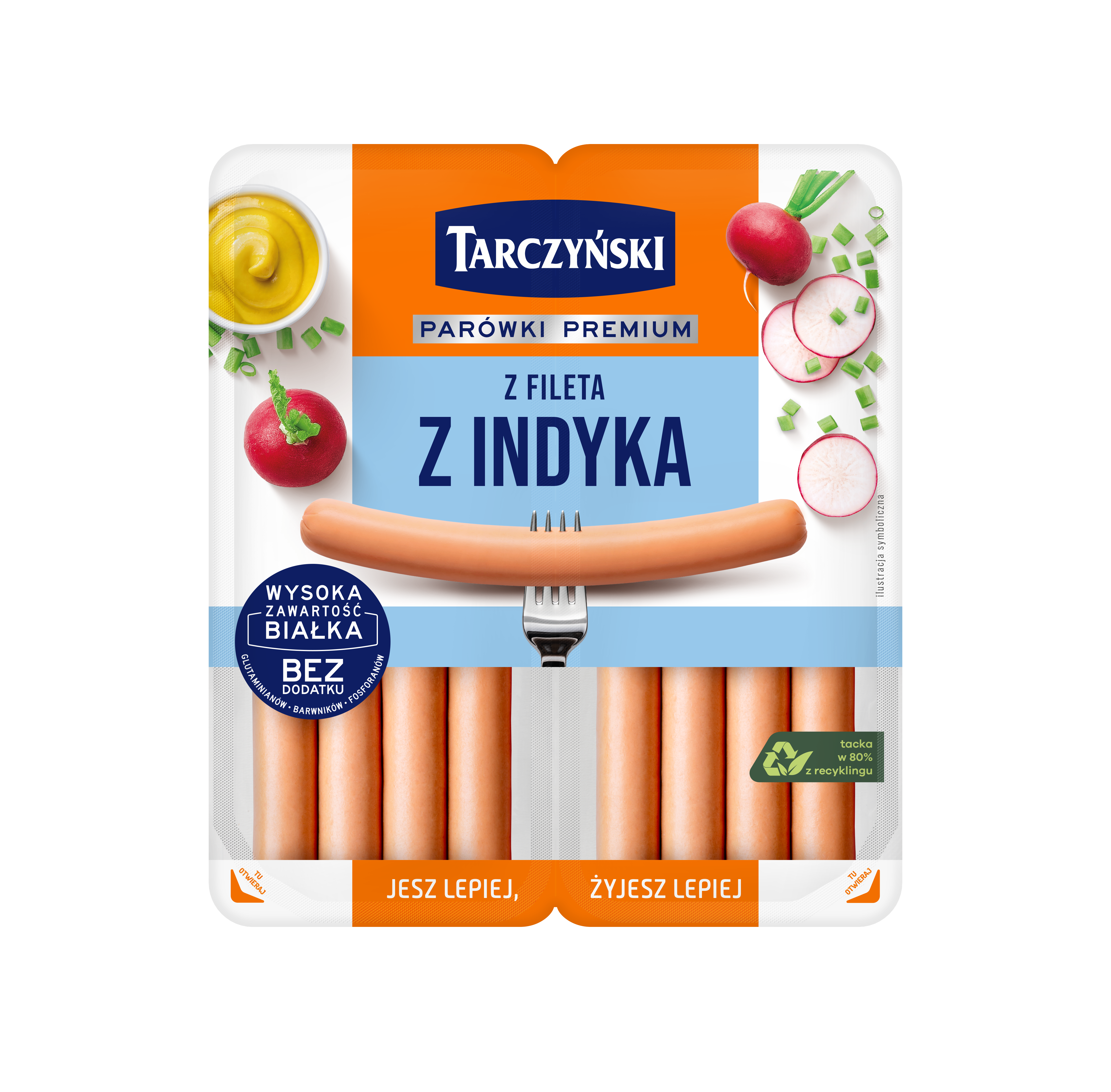 Parówki Z Fileta Z Indyka 160G Tarczyński