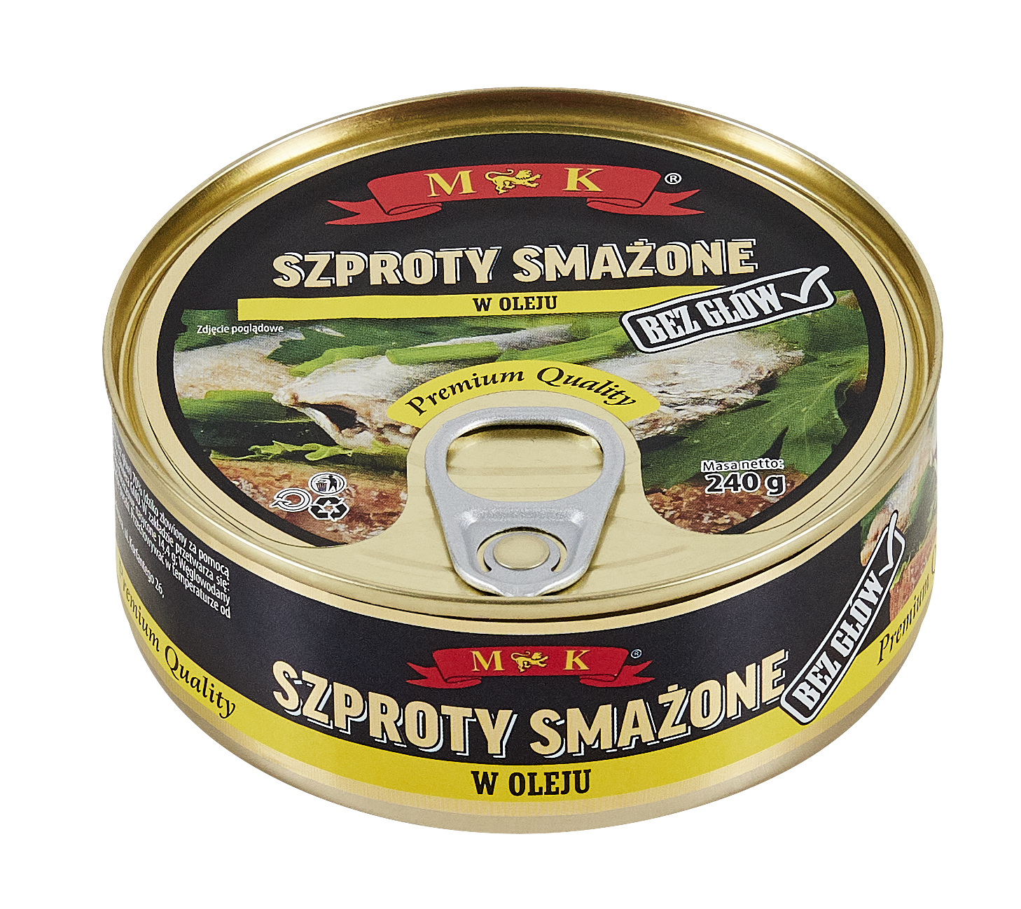Mk Smażone Szproty W Oleju 240 G