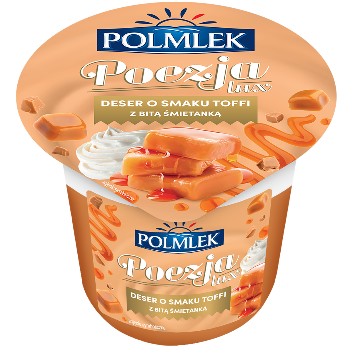 Polmlek Poezja Lux Deser Mleczny O Smaku Toffi Z Bitą Śmietanką Waniliową 180 G
