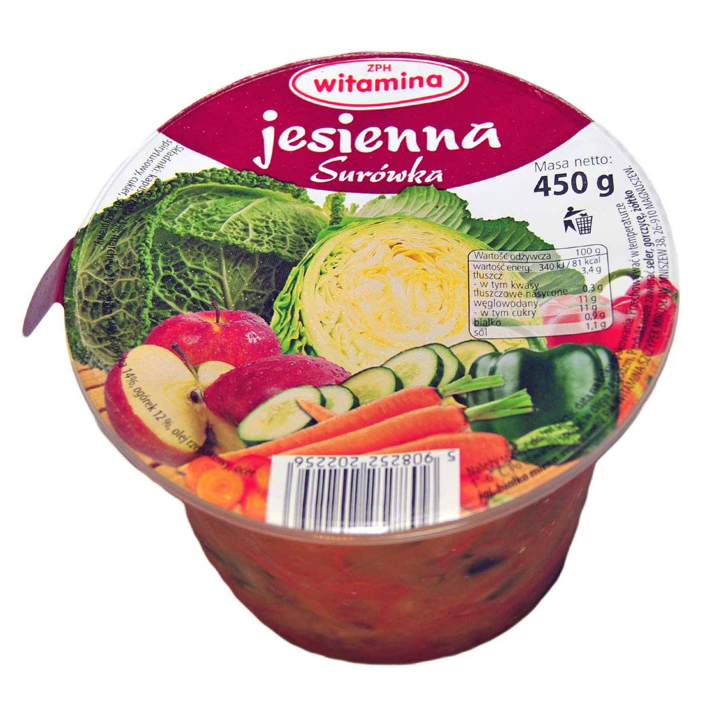 Surówka Warzywna Jesienna 450 G