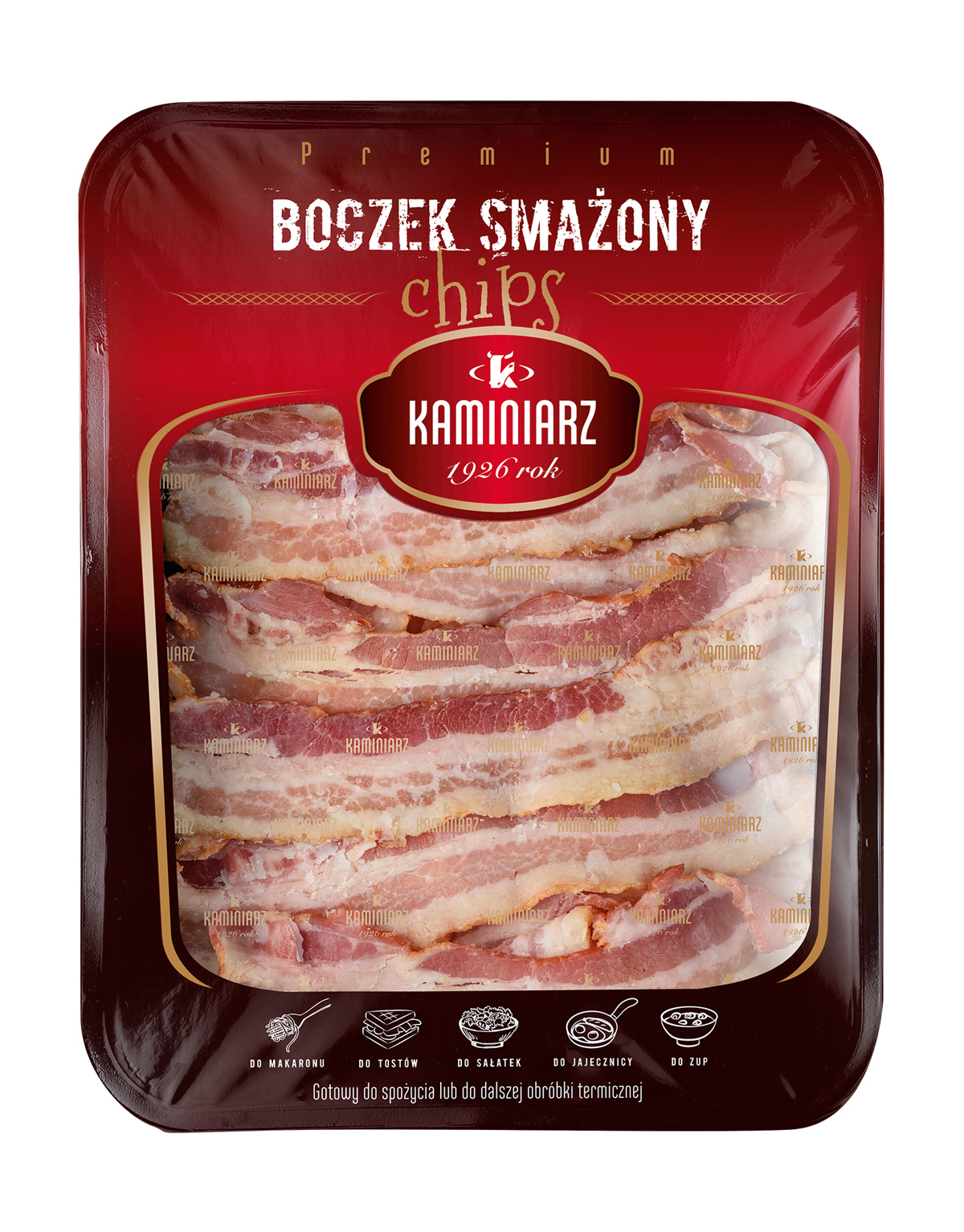 Boczek Pieczony Plastry 500 G Kaminiarz