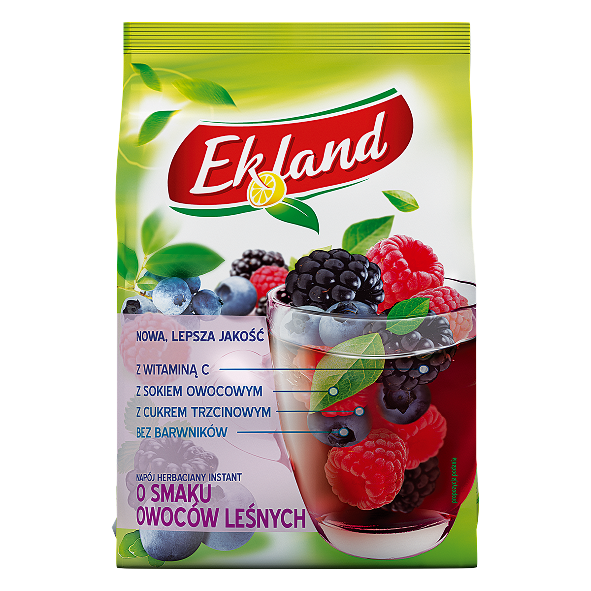 Ekland Napój Herbaciany Instant O Smaku Owoców Leśnych 300 G