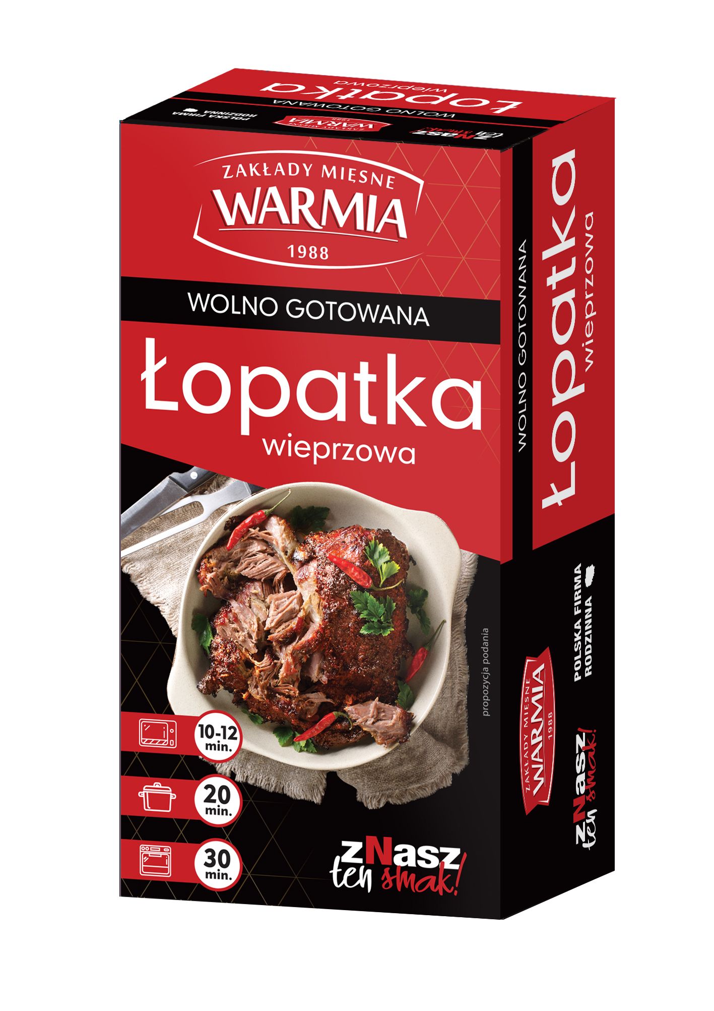 Łopatka Wieprzowa Wolno Gotowana - Produkt Mięsny Wieprzowy Warmia 500G