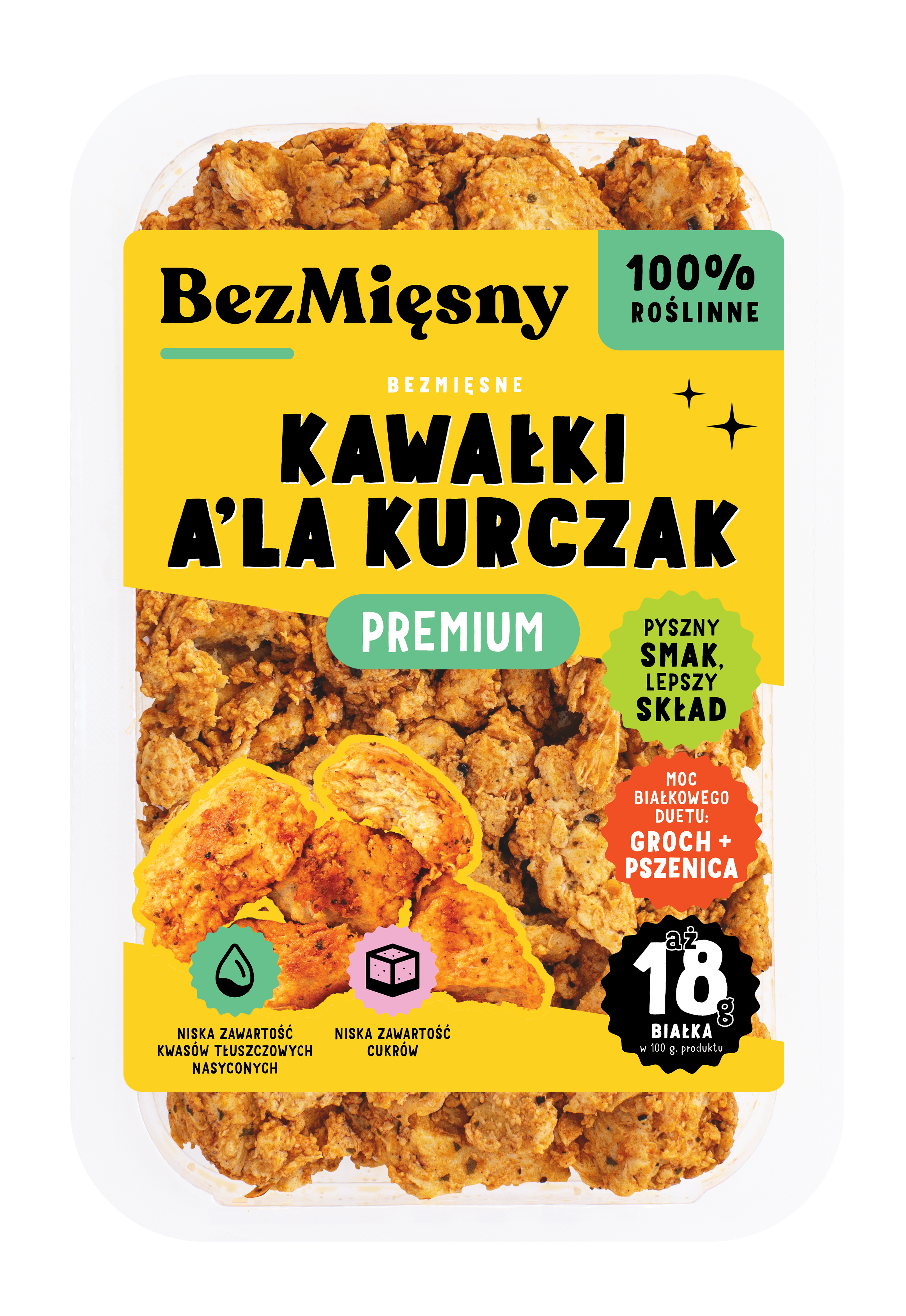 Bezmięsne Kawałki A'La Kurczak Premium 150G Bezmięsny