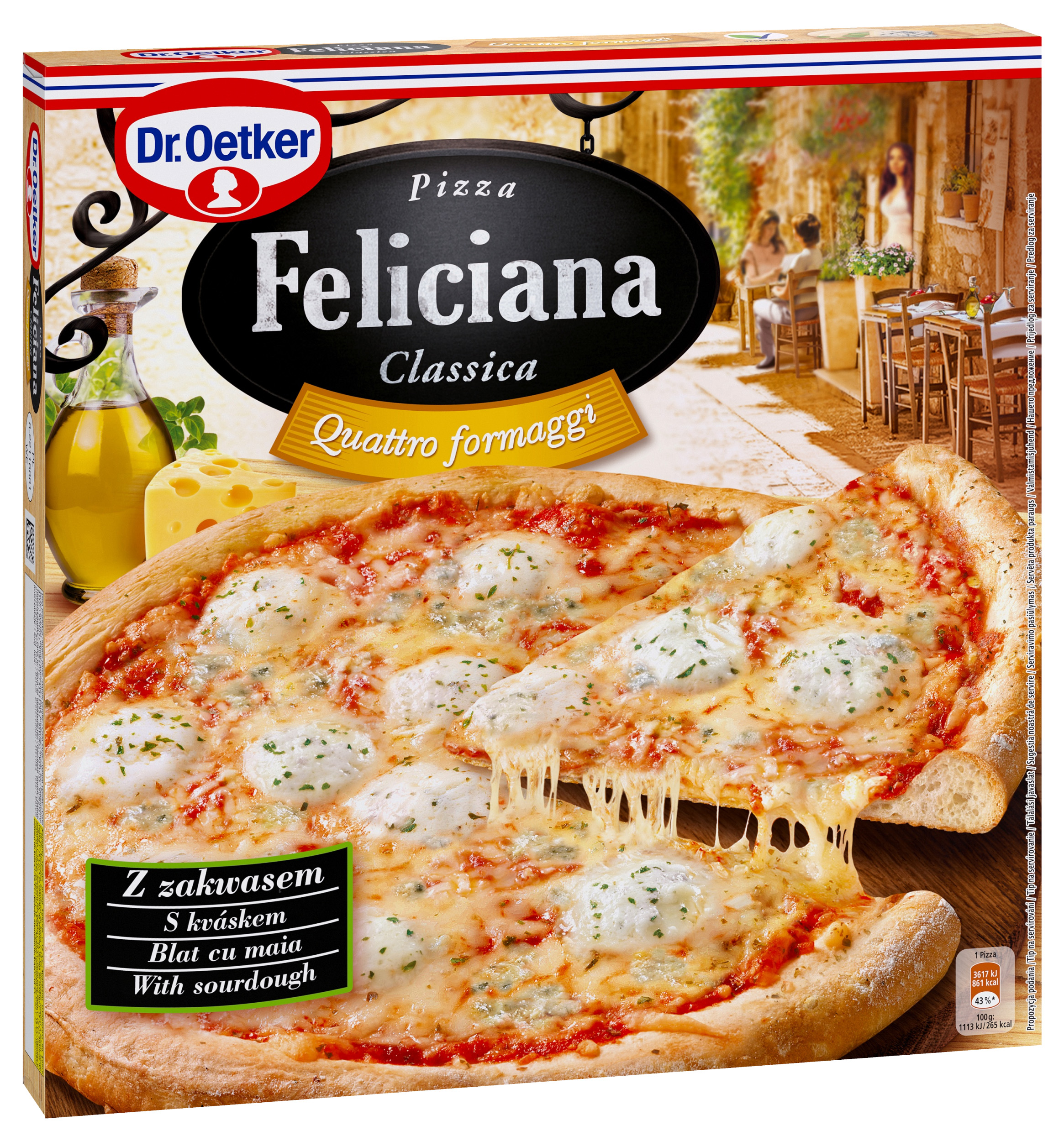 Dr. Oetker Pizza Feliciana Quattro Formaggi 325 G
